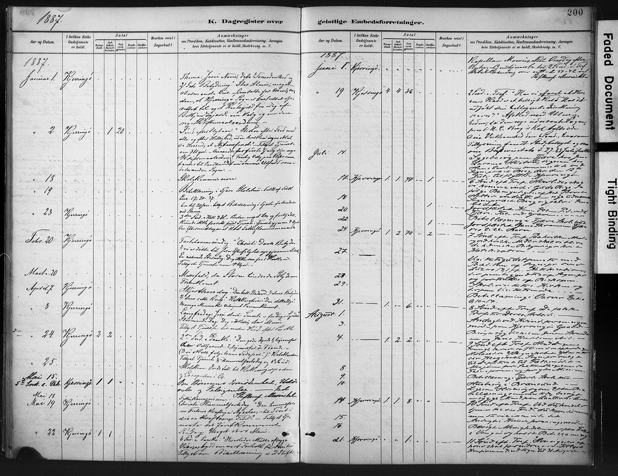 Ministerialprotokoller, klokkerbøker og fødselsregistre - Nordland, SAT/A-1459/803/L0071: Parish register (official) no. 803A01, 1881-1897, p. 200