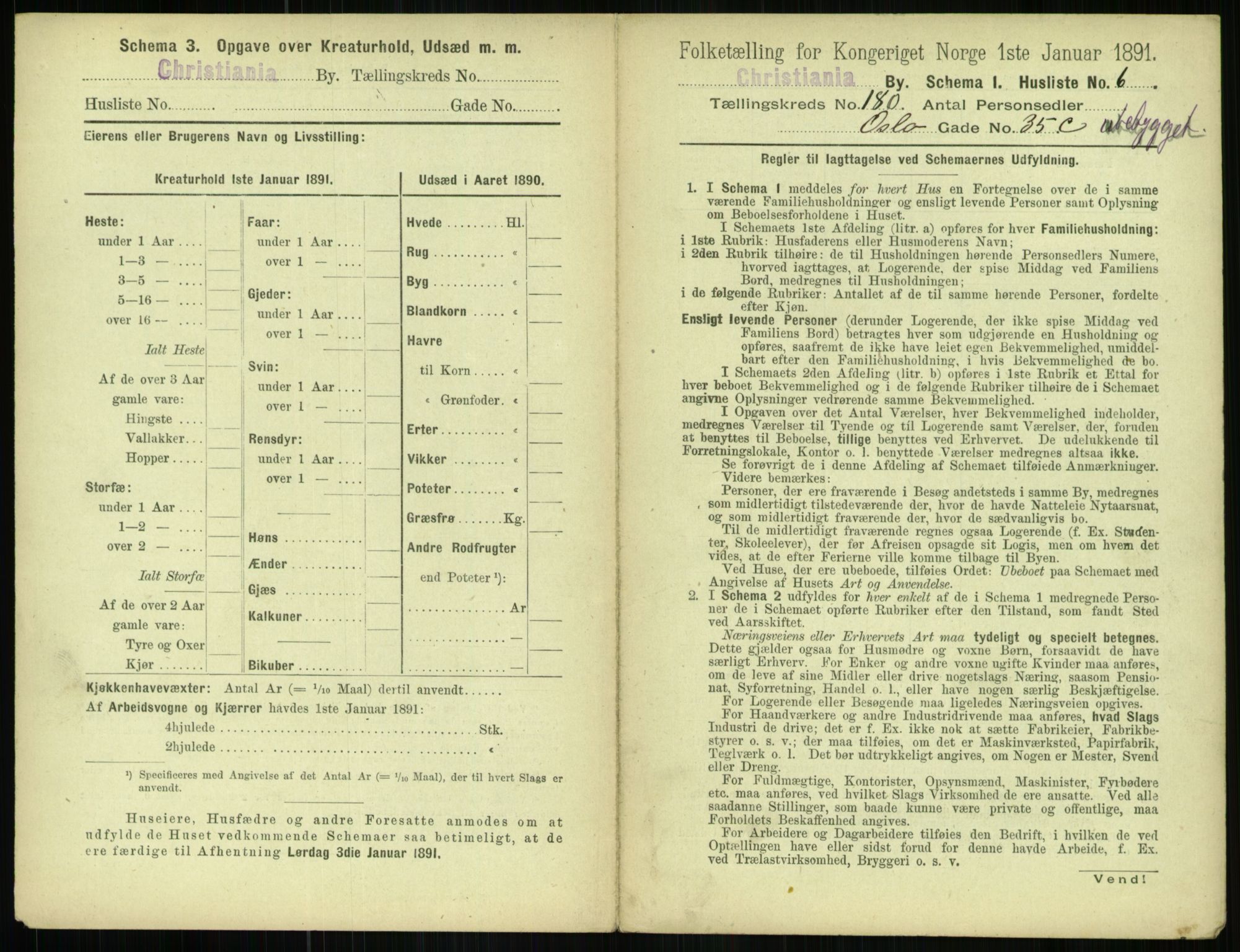 RA, 1891 census for 0301 Kristiania, 1891, p. 108234