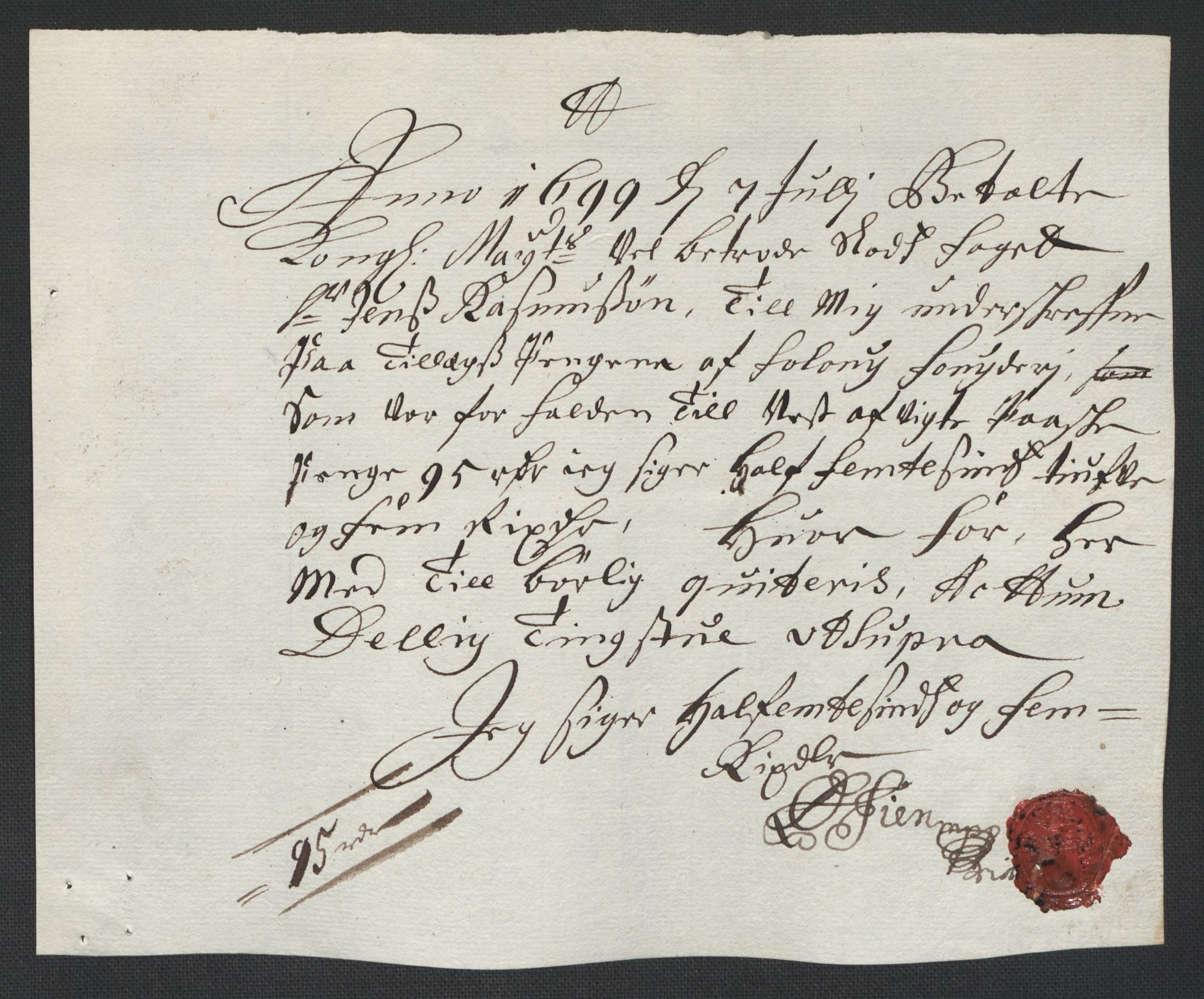 Rentekammeret inntil 1814, Reviderte regnskaper, Fogderegnskap, AV/RA-EA-4092/R10/L0442: Fogderegnskap Aker og Follo, 1699, p. 258