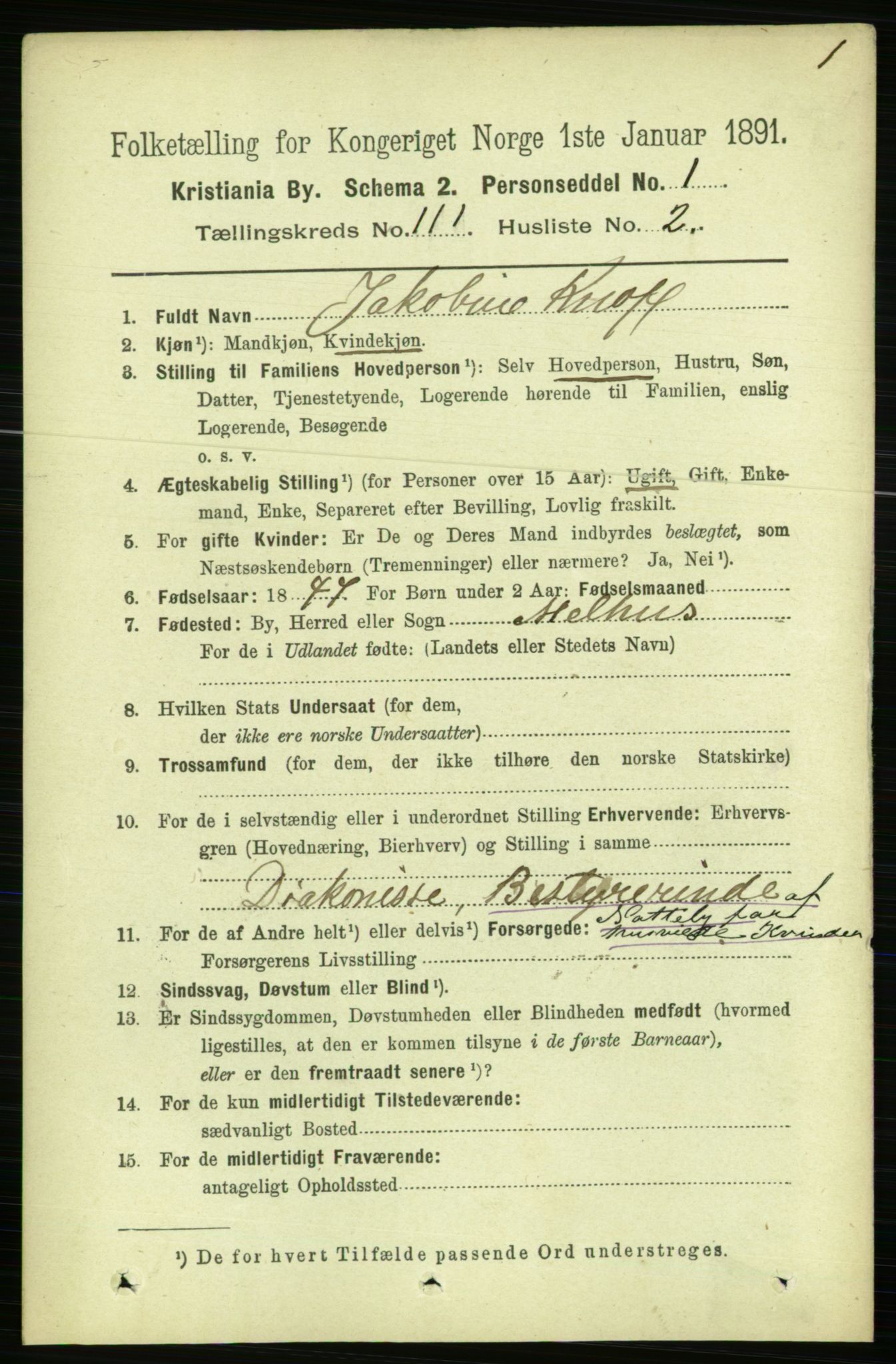 RA, 1891 census for 0301 Kristiania, 1891, p. 57925