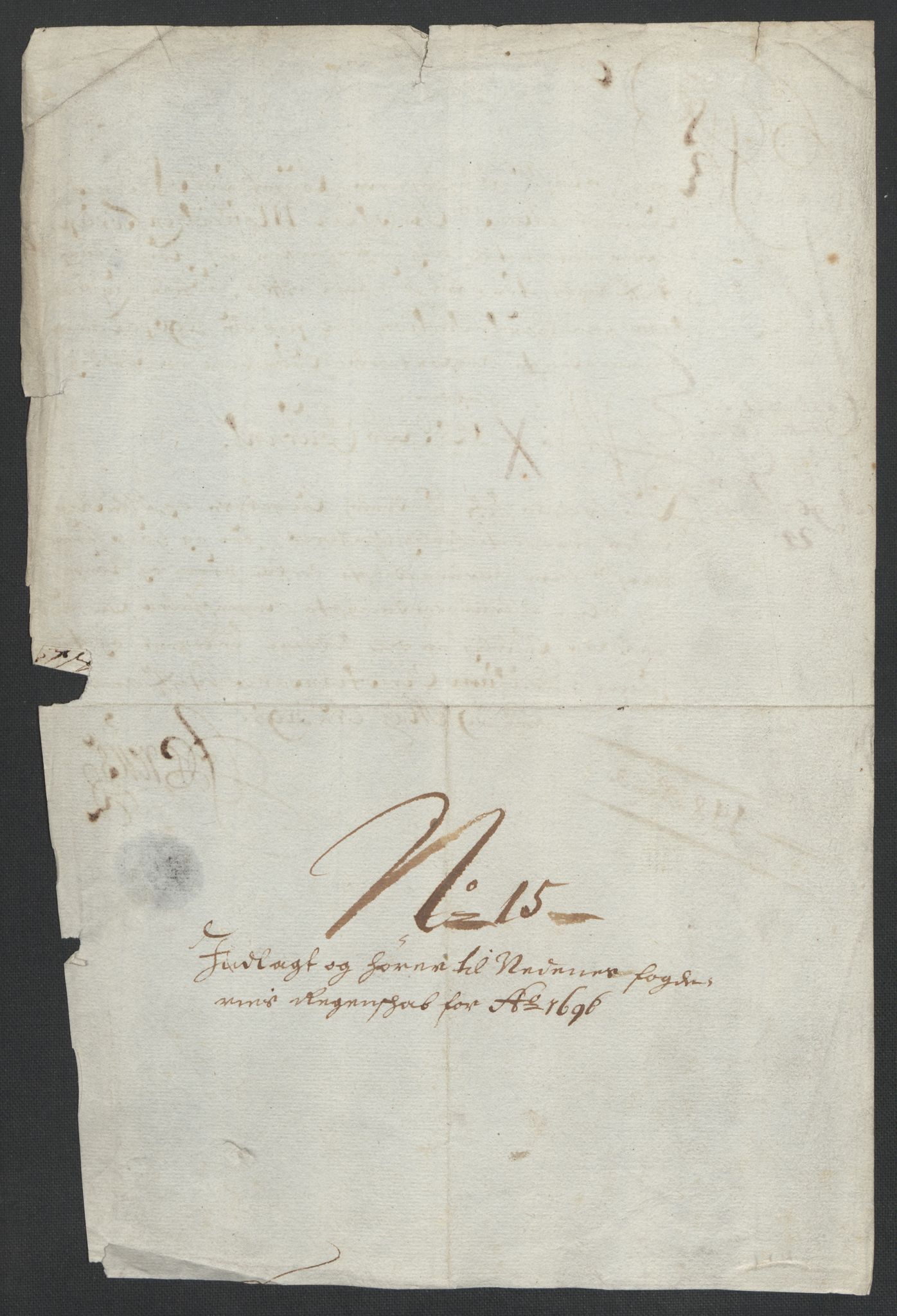 Rentekammeret inntil 1814, Reviderte regnskaper, Fogderegnskap, AV/RA-EA-4092/R39/L2313: Fogderegnskap Nedenes, 1696-1697, p. 112