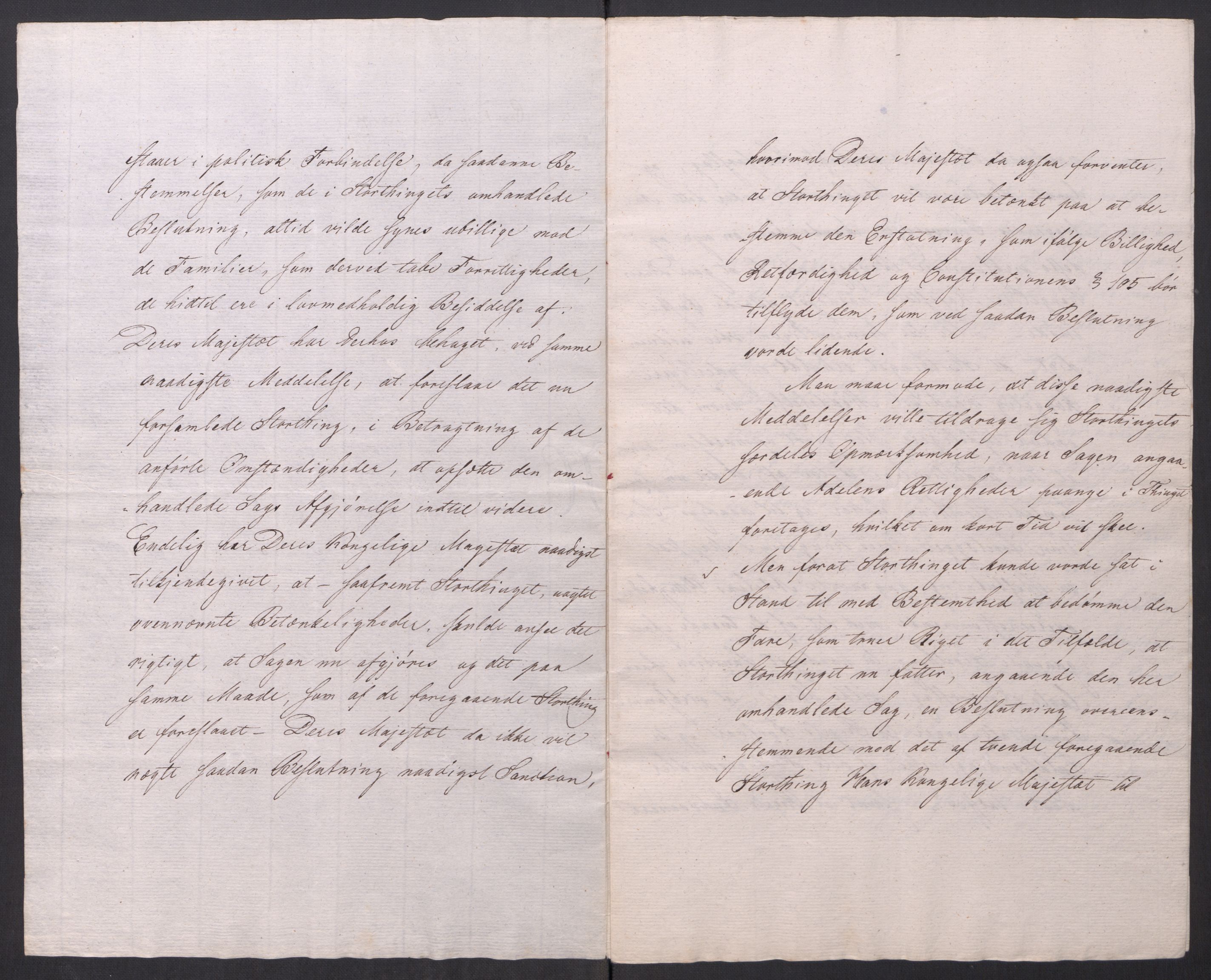 Motzfeldt-familien, AV/RA-PA-0234/D/L001b/0009: -- / "Til de trykte Optegnelser", 1821-1836