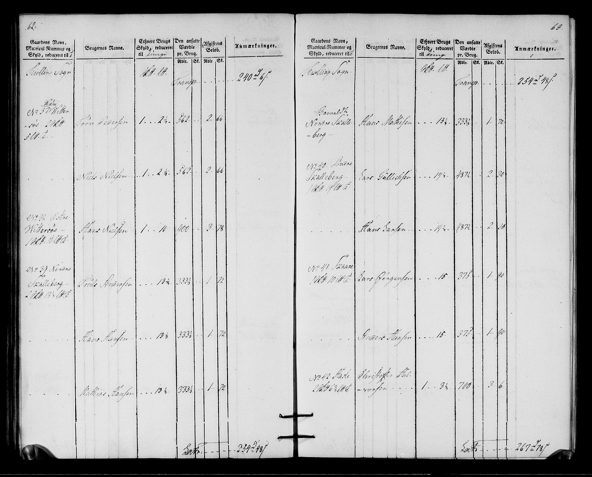 Rentekammeret inntil 1814, Realistisk ordnet avdeling, AV/RA-EA-4070/N/Ne/Nea/L0179: Larvik grevskap. Oppebørselsregister, 1803, p. 34