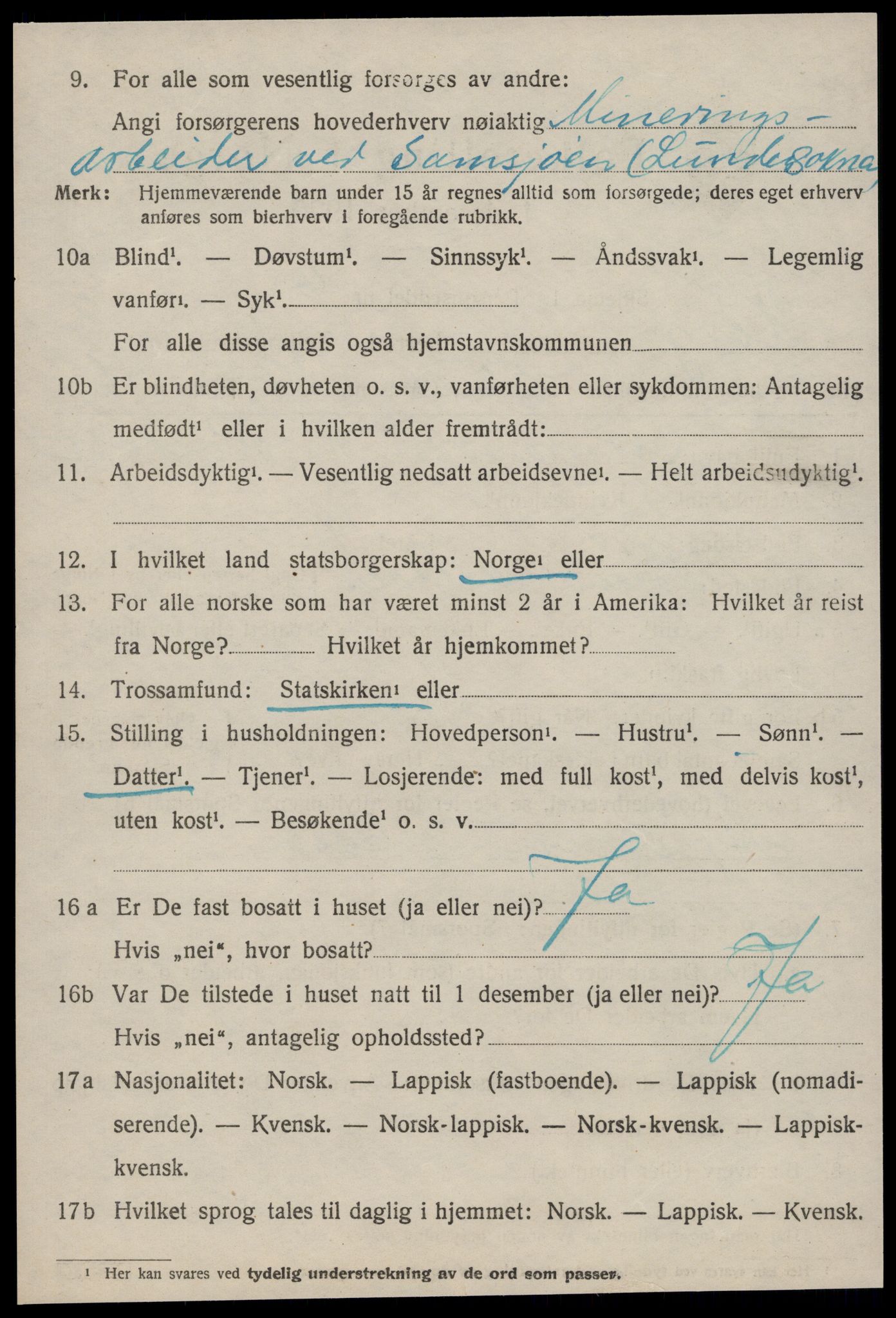 SAT, 1920 census for Horg, 1920, p. 3041