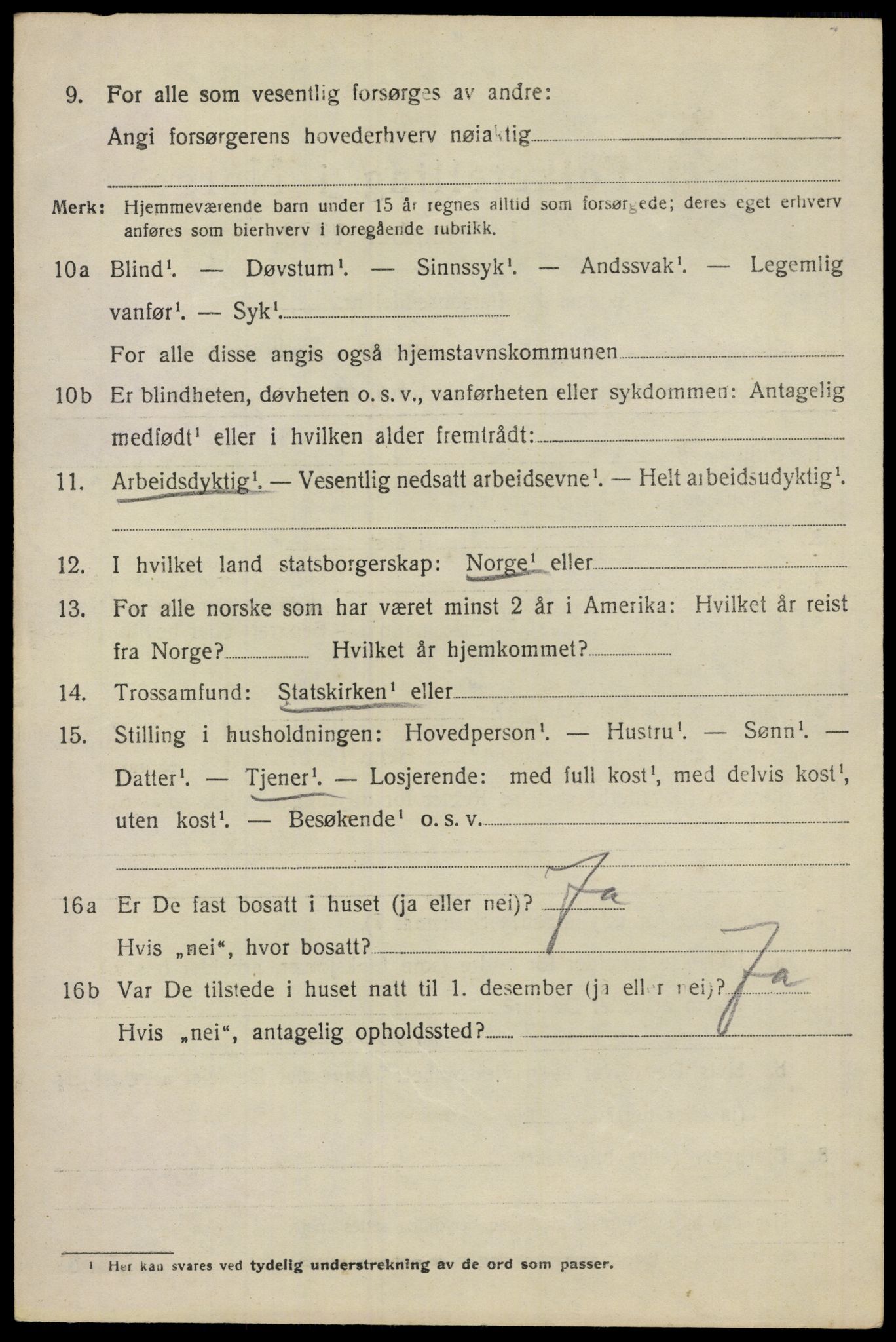 SAO, 1920 census for Lillestrøm, 1920, p. 7537