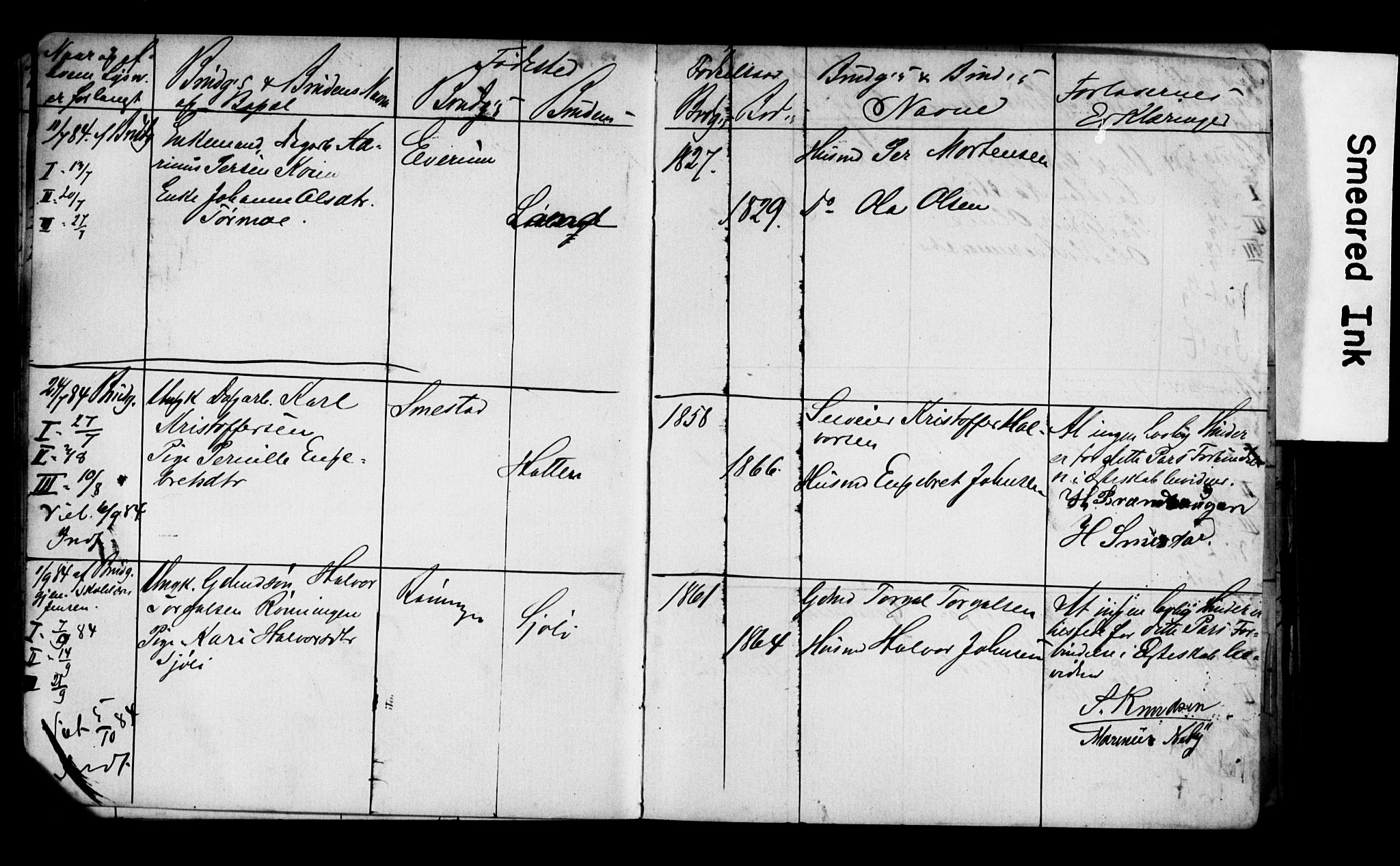 Trysil prestekontor, AV/SAH-PREST-046/I/Ie: Banns register no. 1, 1882-1899