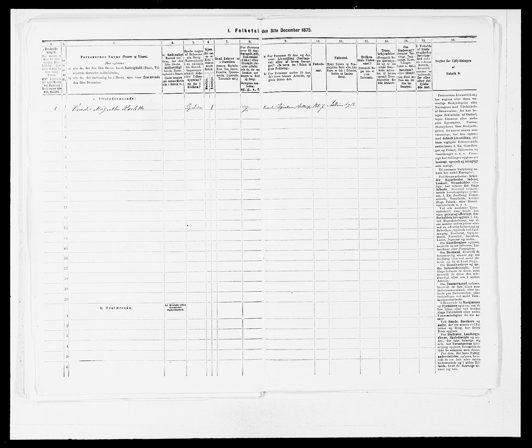 SAB, 1875 census for 1247P Askøy, 1875, p. 1051