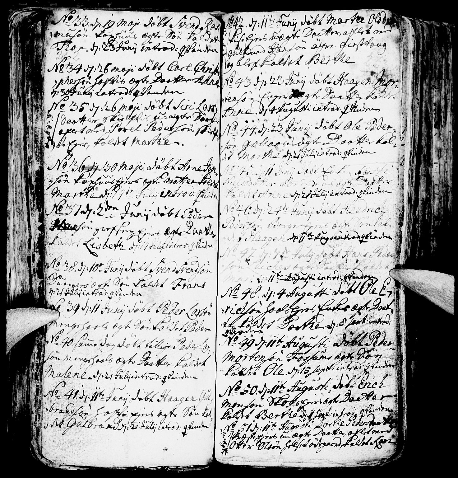 Nes prestekontor, Hedmark, AV/SAH-PREST-020/L/La/L0001: Parish register (copy) no. 1, 1663-1784, p. 262-263