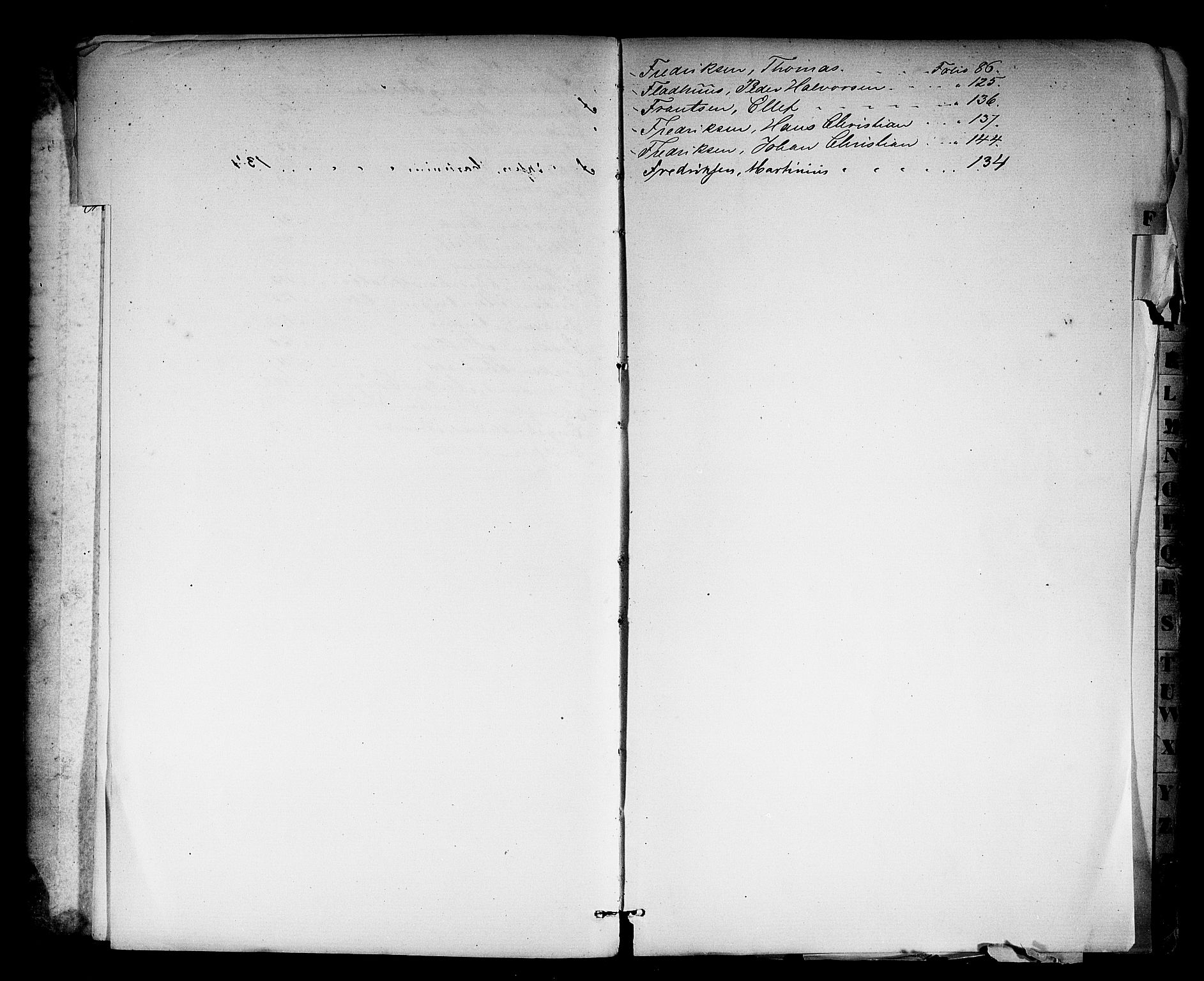 Horten innrulleringskontor, SAKO/A-785/F/Fc/L0001: Hovedrulle, 1860-1861, p. 7