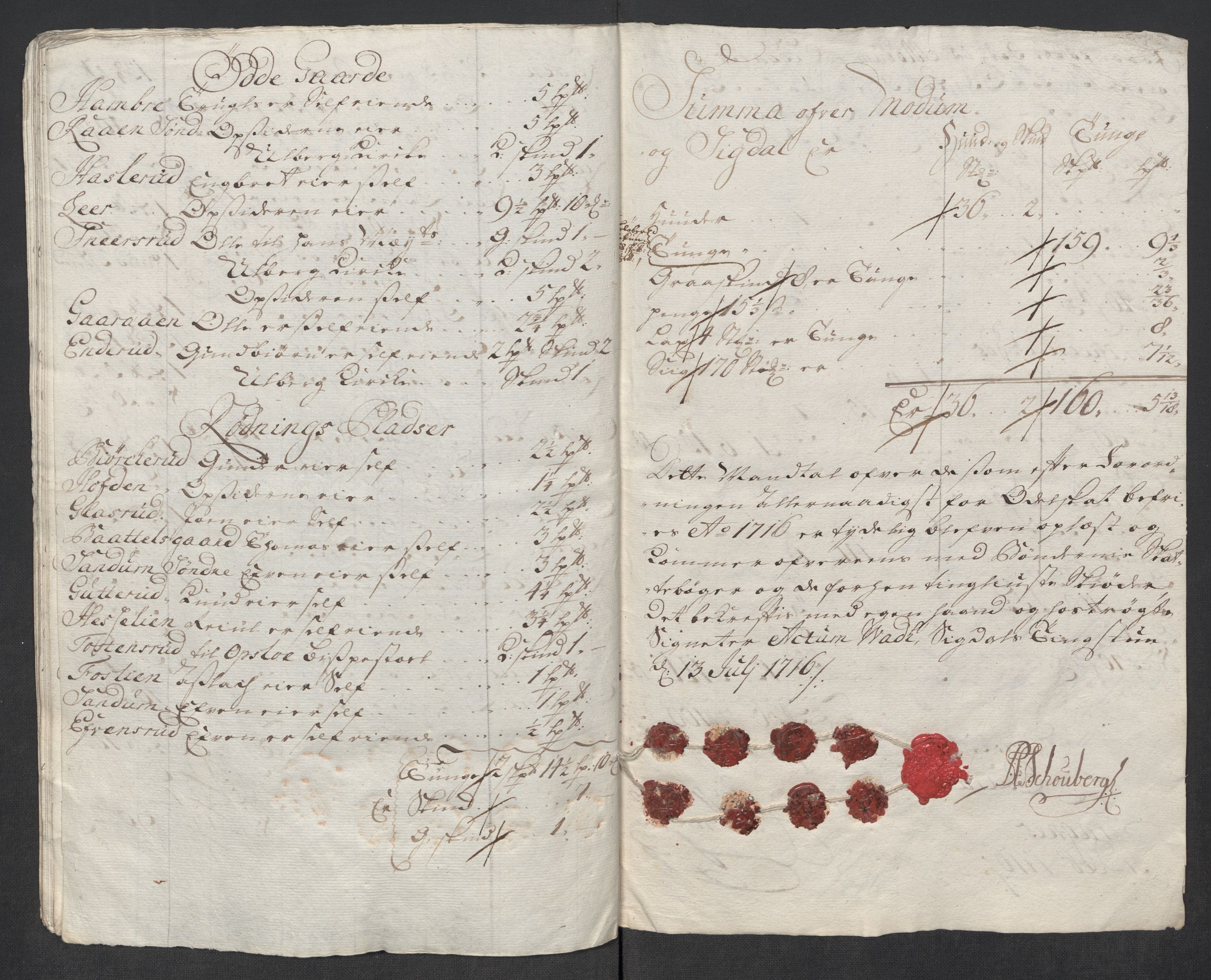 Rentekammeret inntil 1814, Reviderte regnskaper, Fogderegnskap, AV/RA-EA-4092/R31/L1710: Fogderegnskap Hurum, Røyken, Eiker, Lier og Buskerud, 1715-1716, p. 457