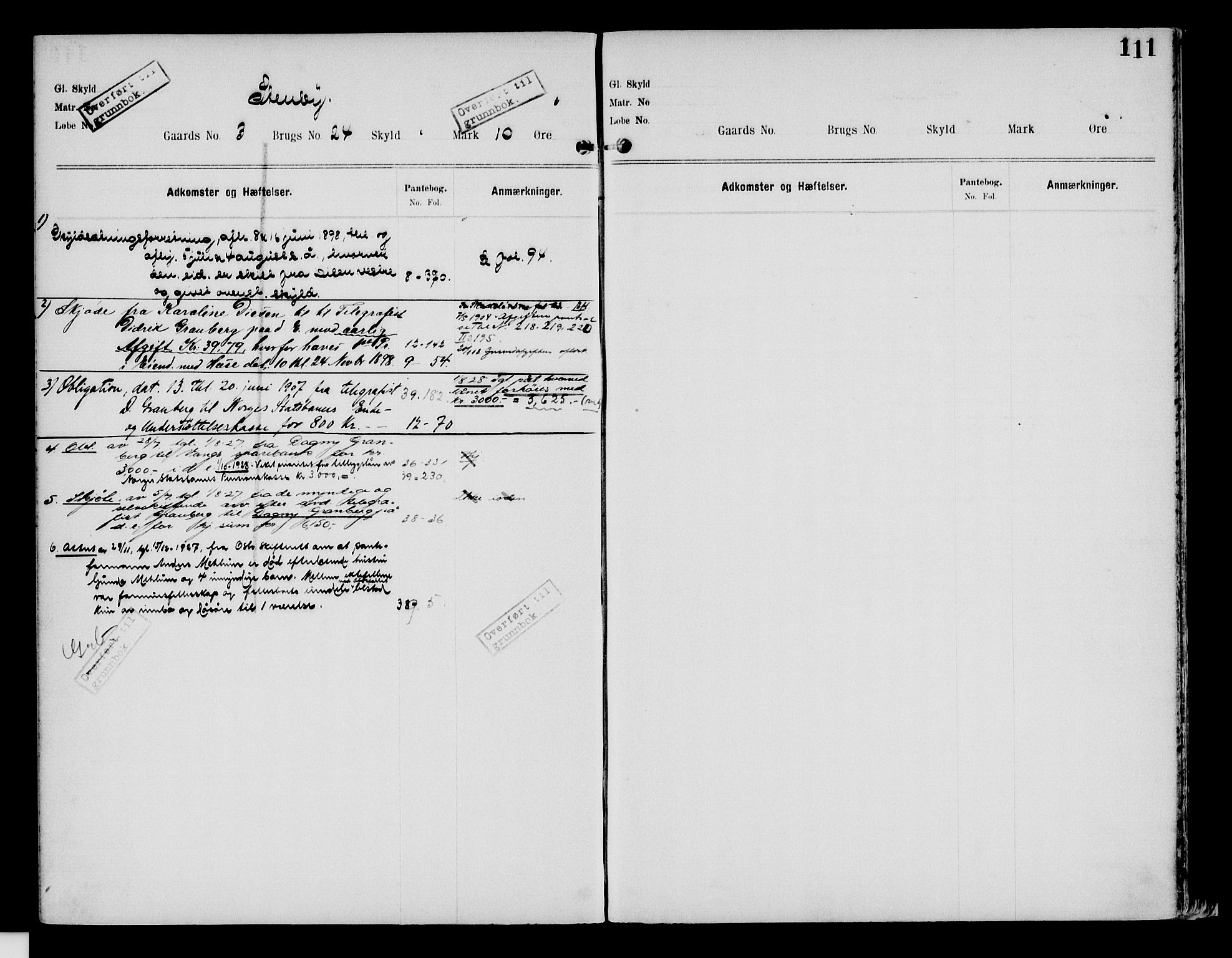 Nord-Hedmark sorenskriveri, SAH/TING-012/H/Ha/Had/Hade/L0002: Mortgage register no. 4.2, 1893-1940, p. 111