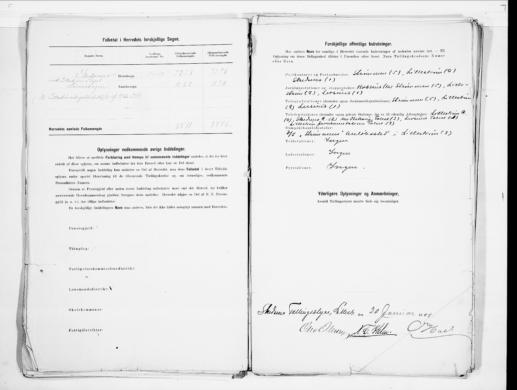 SAO, 1900 census for Skedsmo, 1900, p. 5