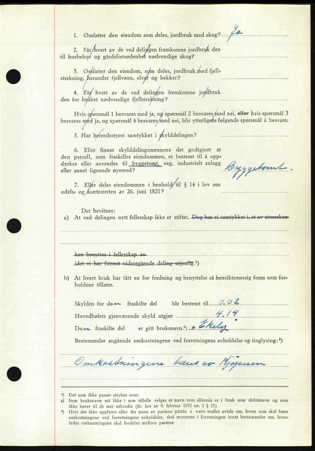 Nedenes sorenskriveri, AV/SAK-1221-0006/G/Gb/Gba/L0061: Mortgage book no. A13, 1949-1949, Diary no: : 1452/1949