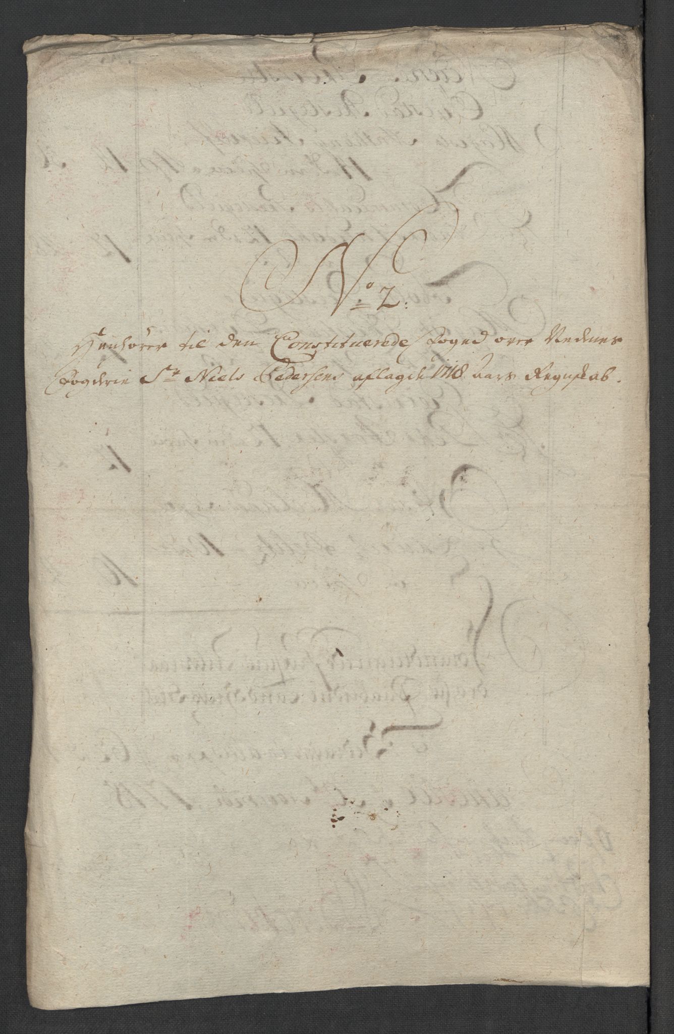 Rentekammeret inntil 1814, Reviderte regnskaper, Fogderegnskap, AV/RA-EA-4092/R39/L2327: Fogderegnskap Nedenes, 1718, p. 134