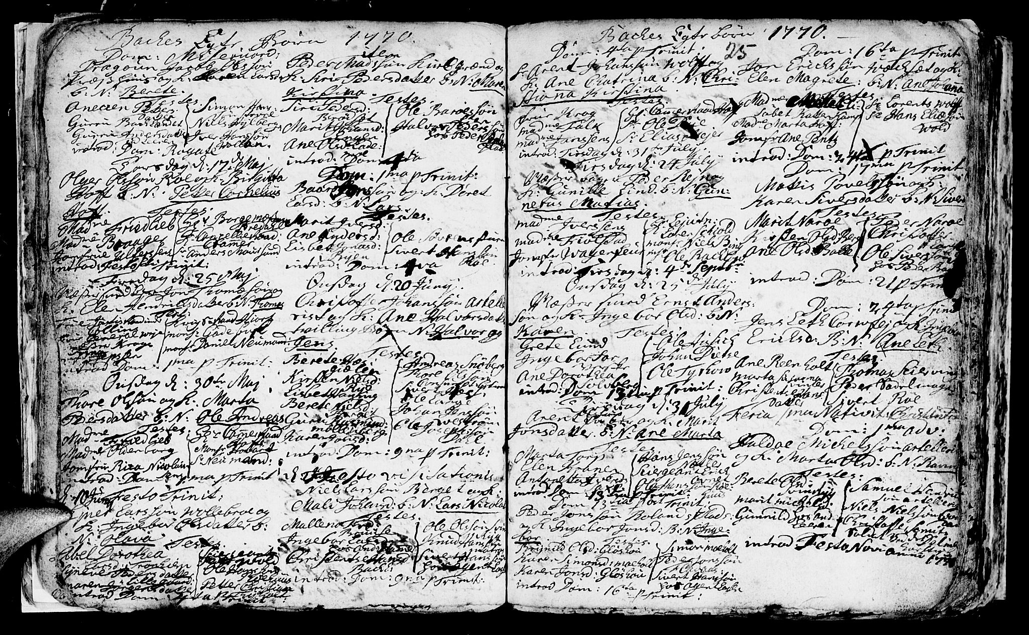 Ministerialprotokoller, klokkerbøker og fødselsregistre - Sør-Trøndelag, SAT/A-1456/604/L0218: Parish register (copy) no. 604C01, 1754-1819, p. 25