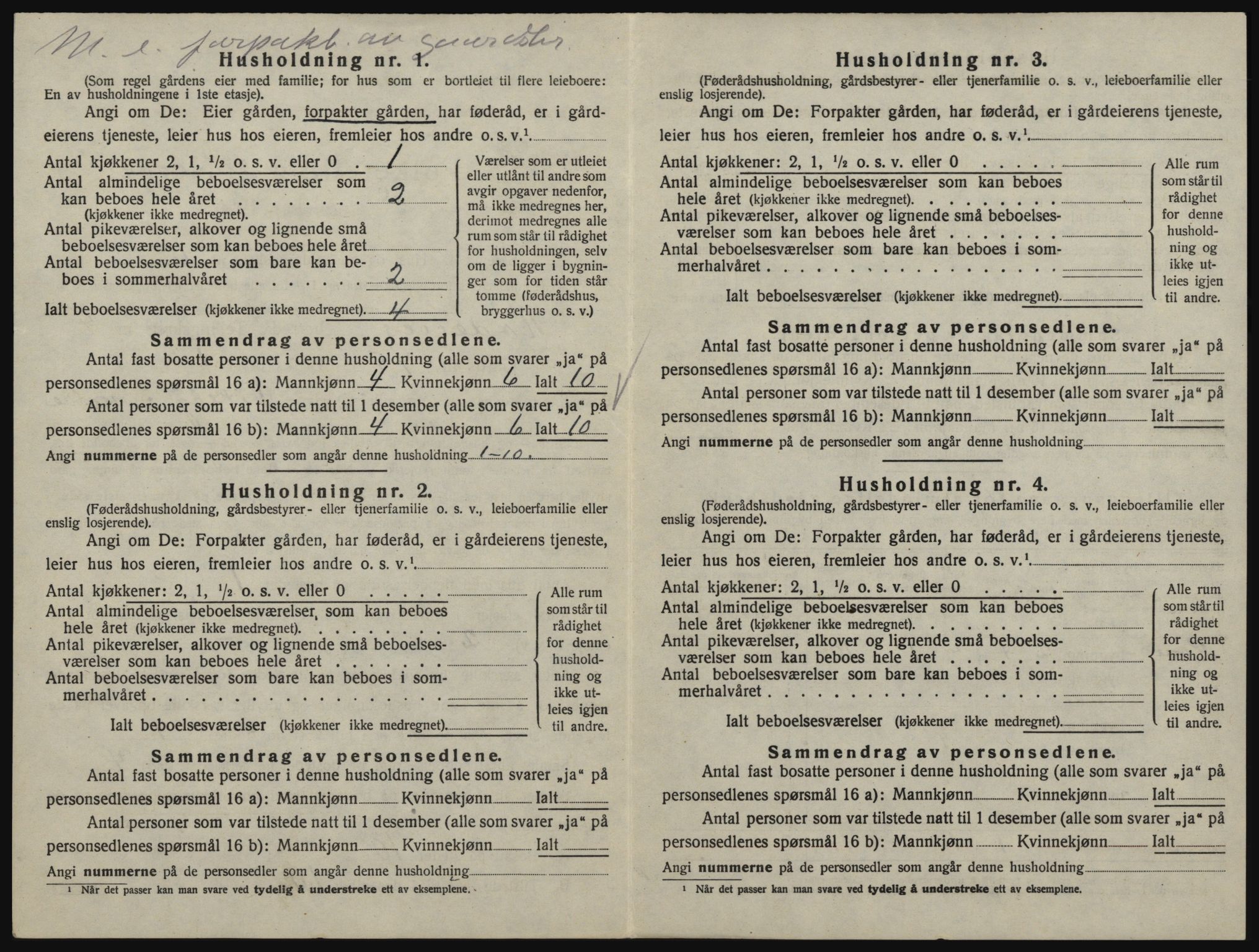 SAO, 1920 census for Rødenes, 1920, p. 399