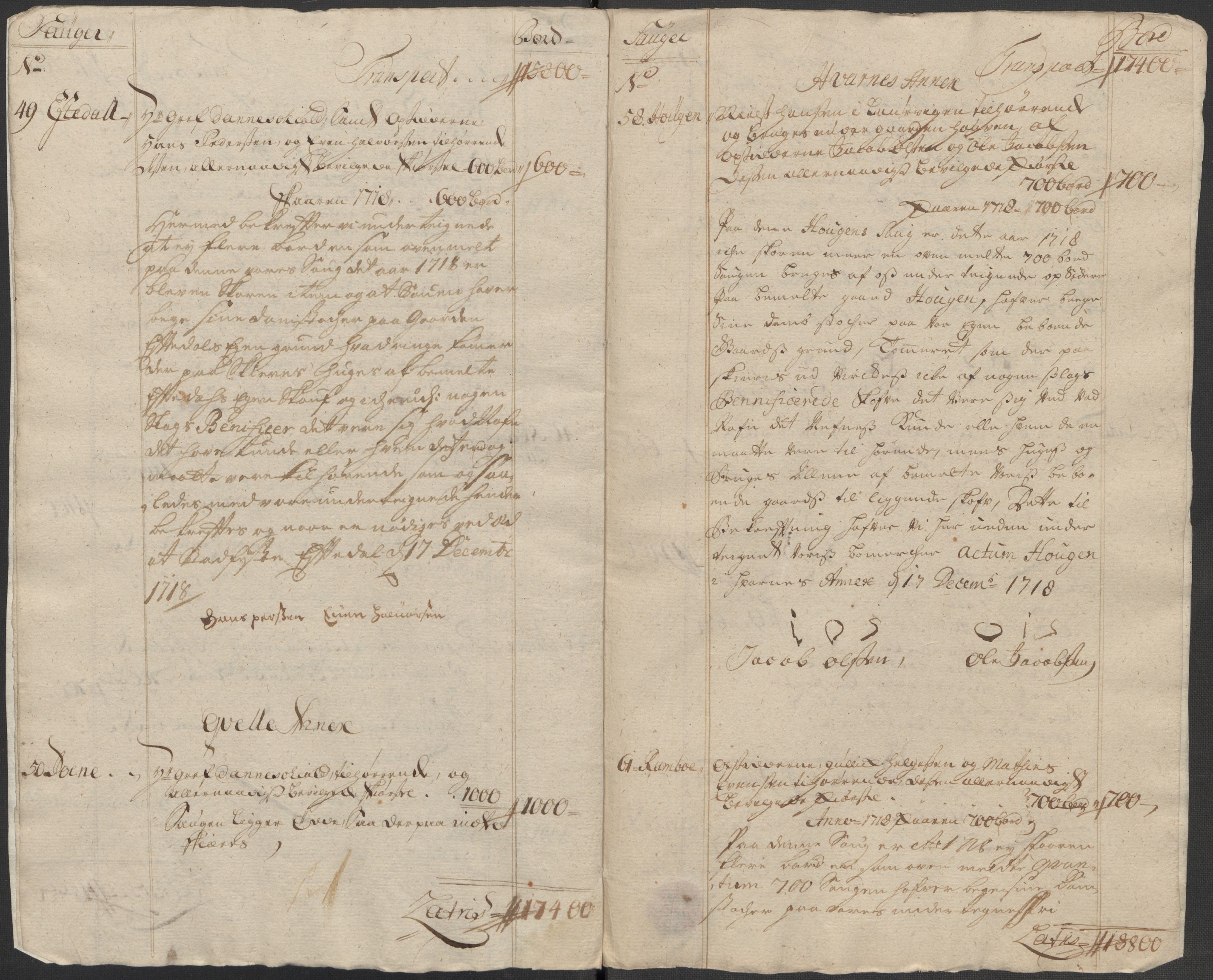 Rentekammeret inntil 1814, Reviderte regnskaper, Fogderegnskap, AV/RA-EA-4092/R33/L1988: Fogderegnskap Larvik grevskap, 1718, p. 160