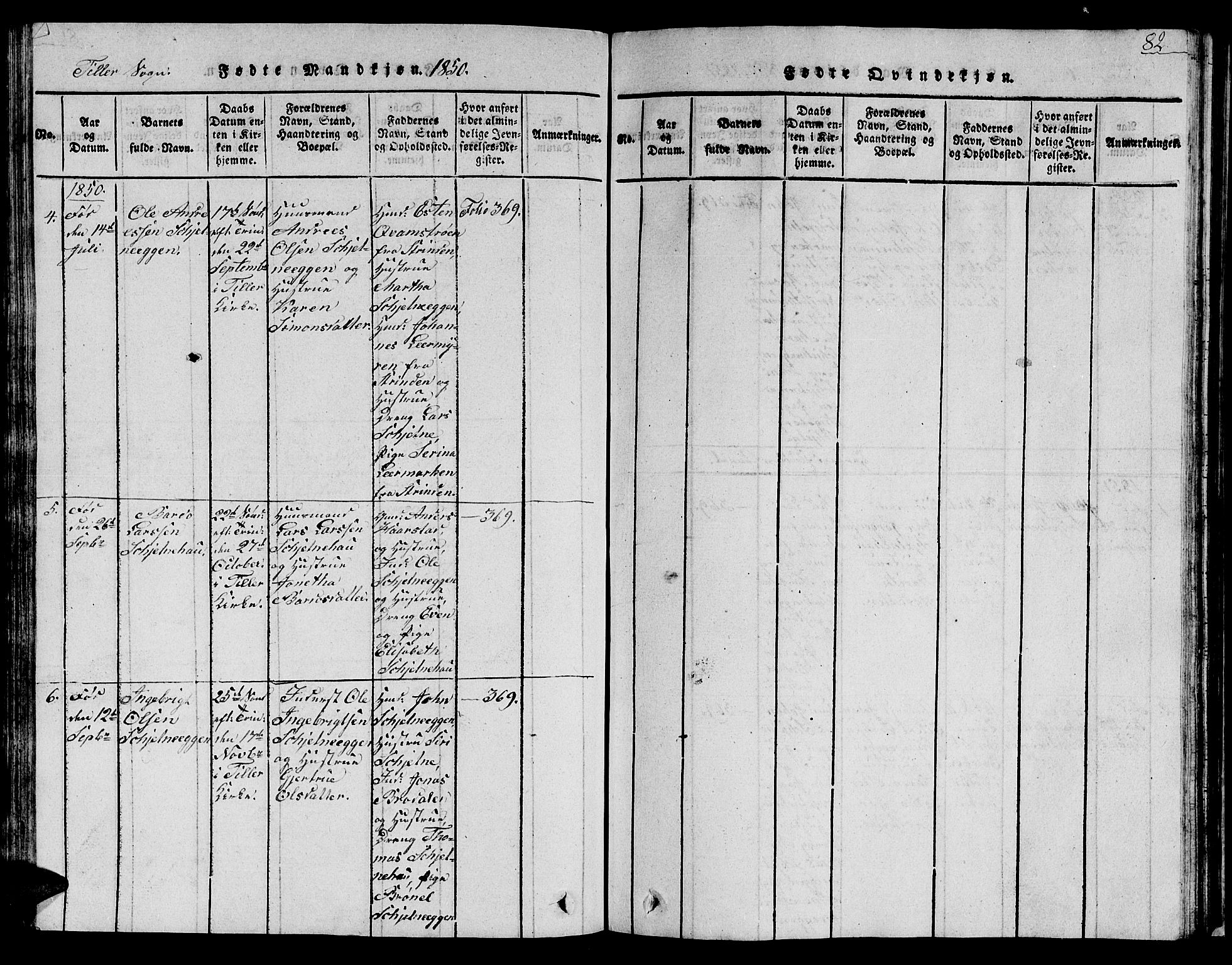 Ministerialprotokoller, klokkerbøker og fødselsregistre - Sør-Trøndelag, SAT/A-1456/621/L0458: Parish register (copy) no. 621C01, 1816-1865, p. 82