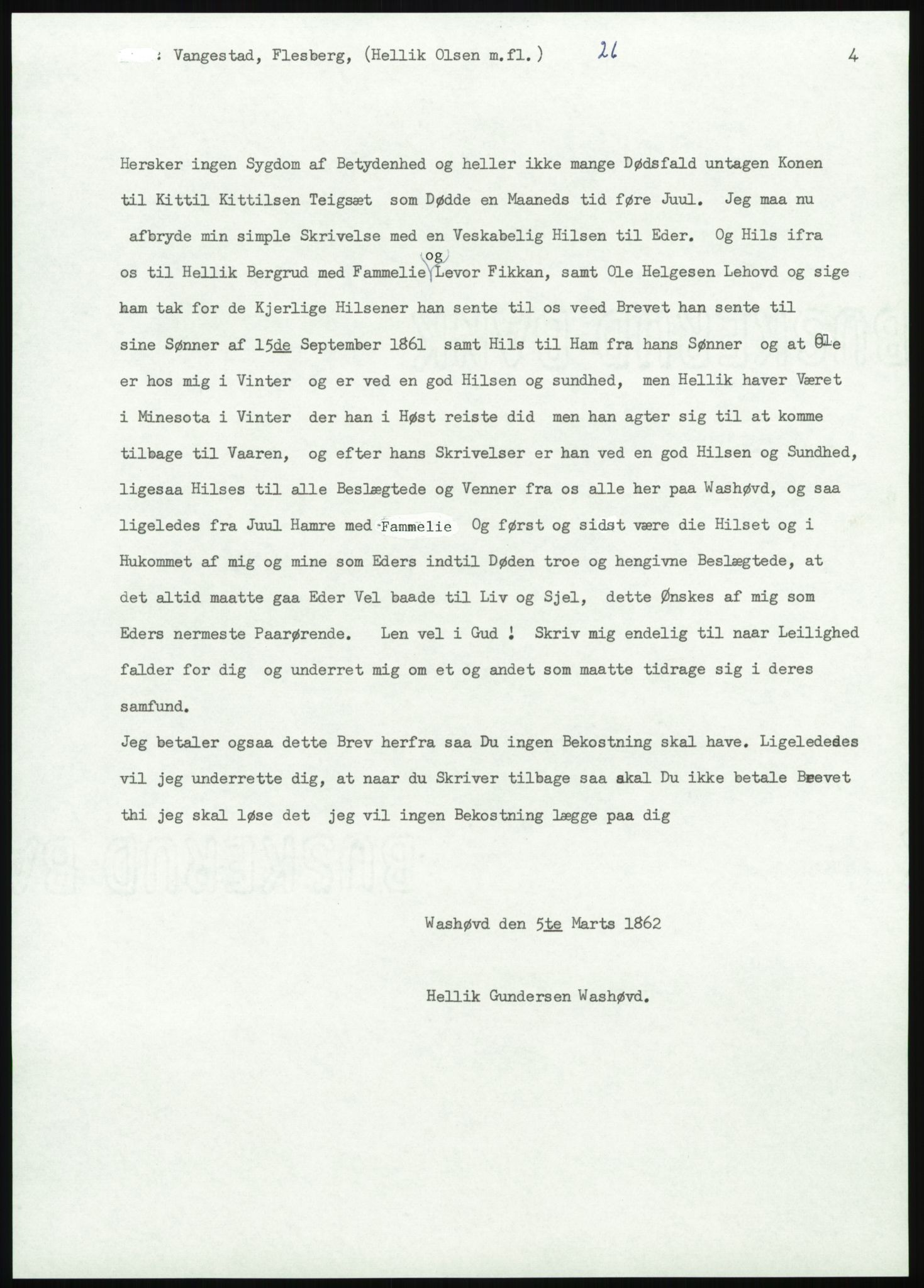 Samlinger til kildeutgivelse, Amerikabrevene, AV/RA-EA-4057/F/L0020: Innlån fra Buskerud: Lerfaldet - Lågdalsmuseet, 1838-1914, p. 697