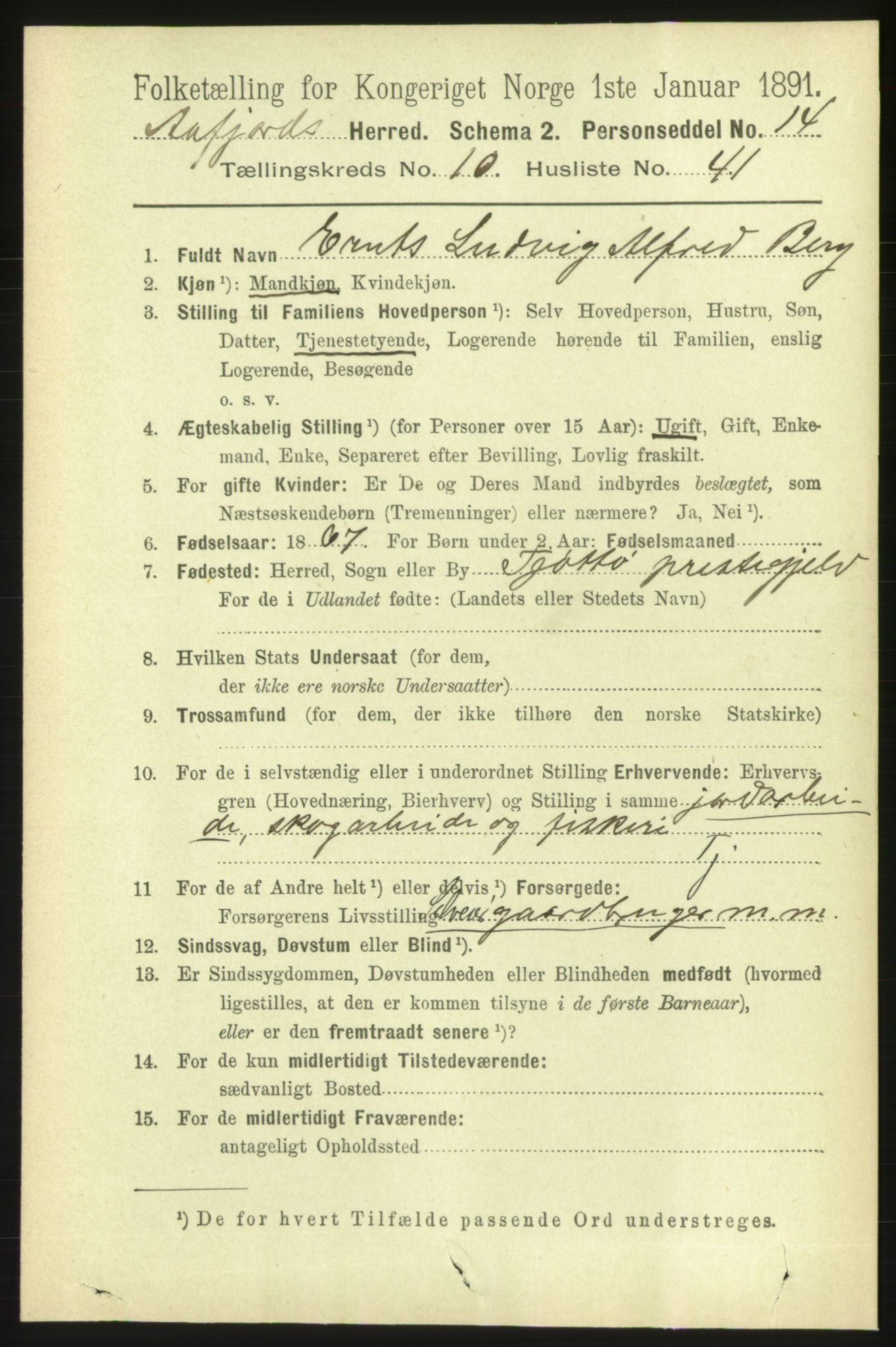 RA, 1891 census for 1630 Åfjord, 1891, p. 3242