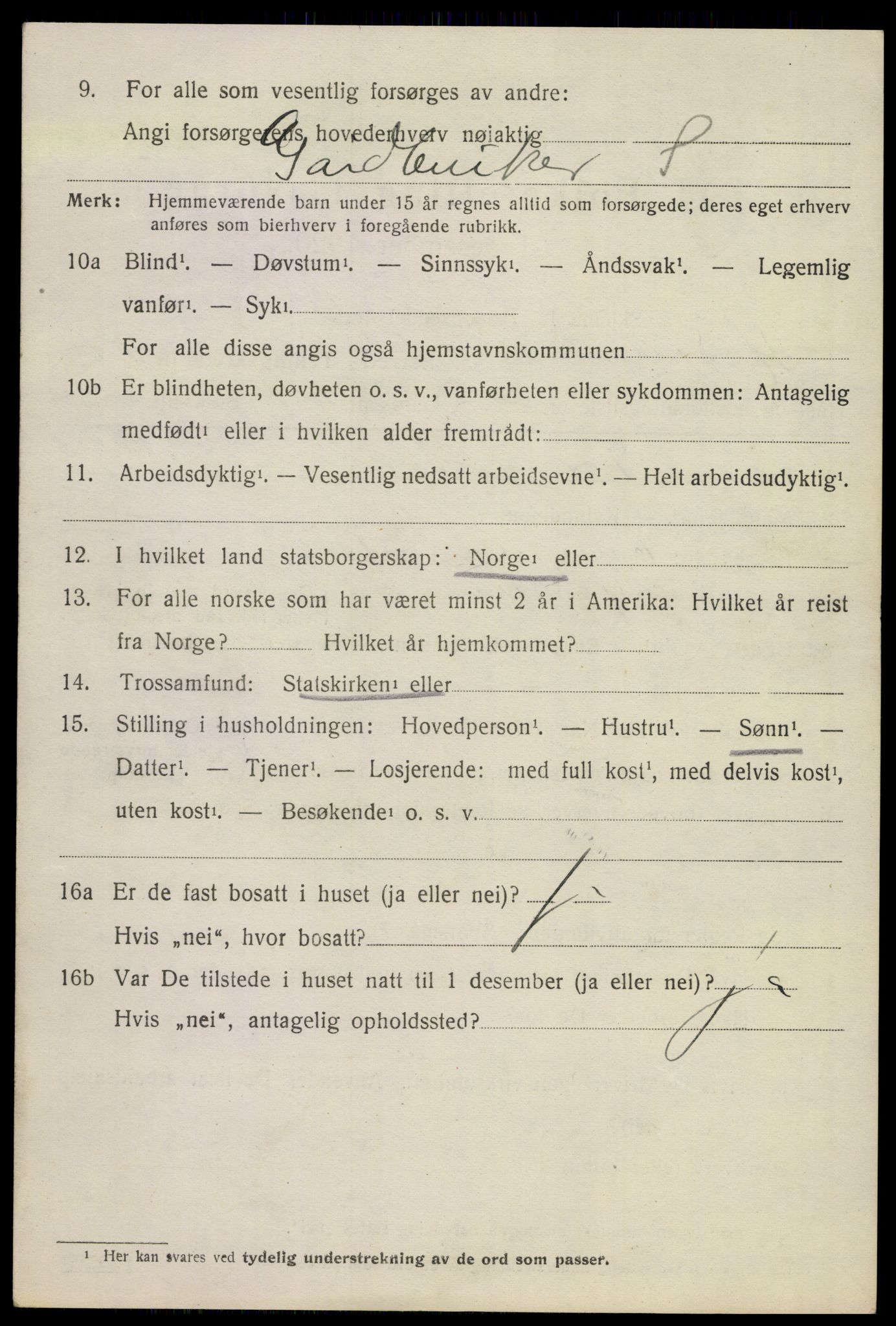 SAKO, 1920 census for Hedrum, 1920, p. 10778