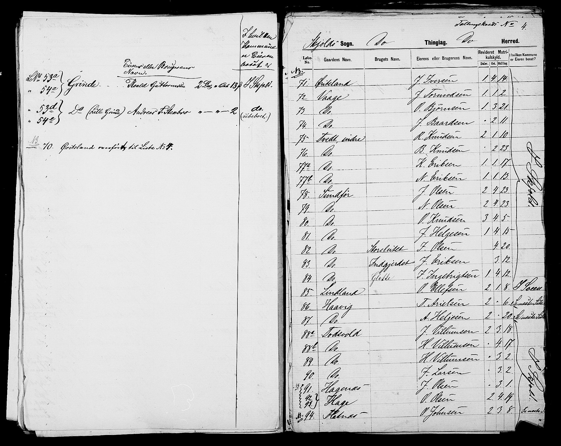 SAST, 1875 census for 1154P Skjold, 1875, p. 39