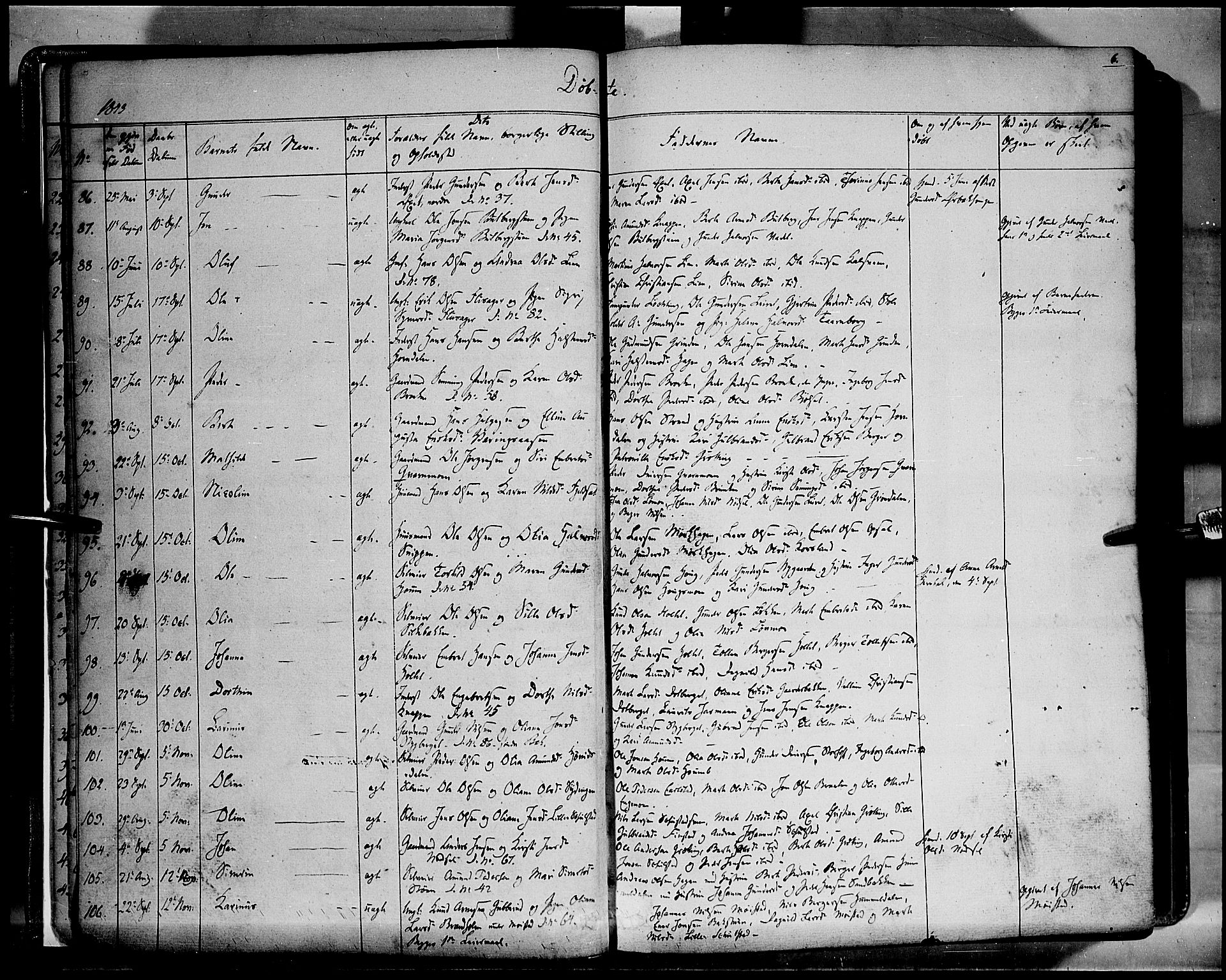 Elverum prestekontor, AV/SAH-PREST-044/H/Ha/Haa/L0009: Parish register (official) no. 9, 1843-1856, p. 6