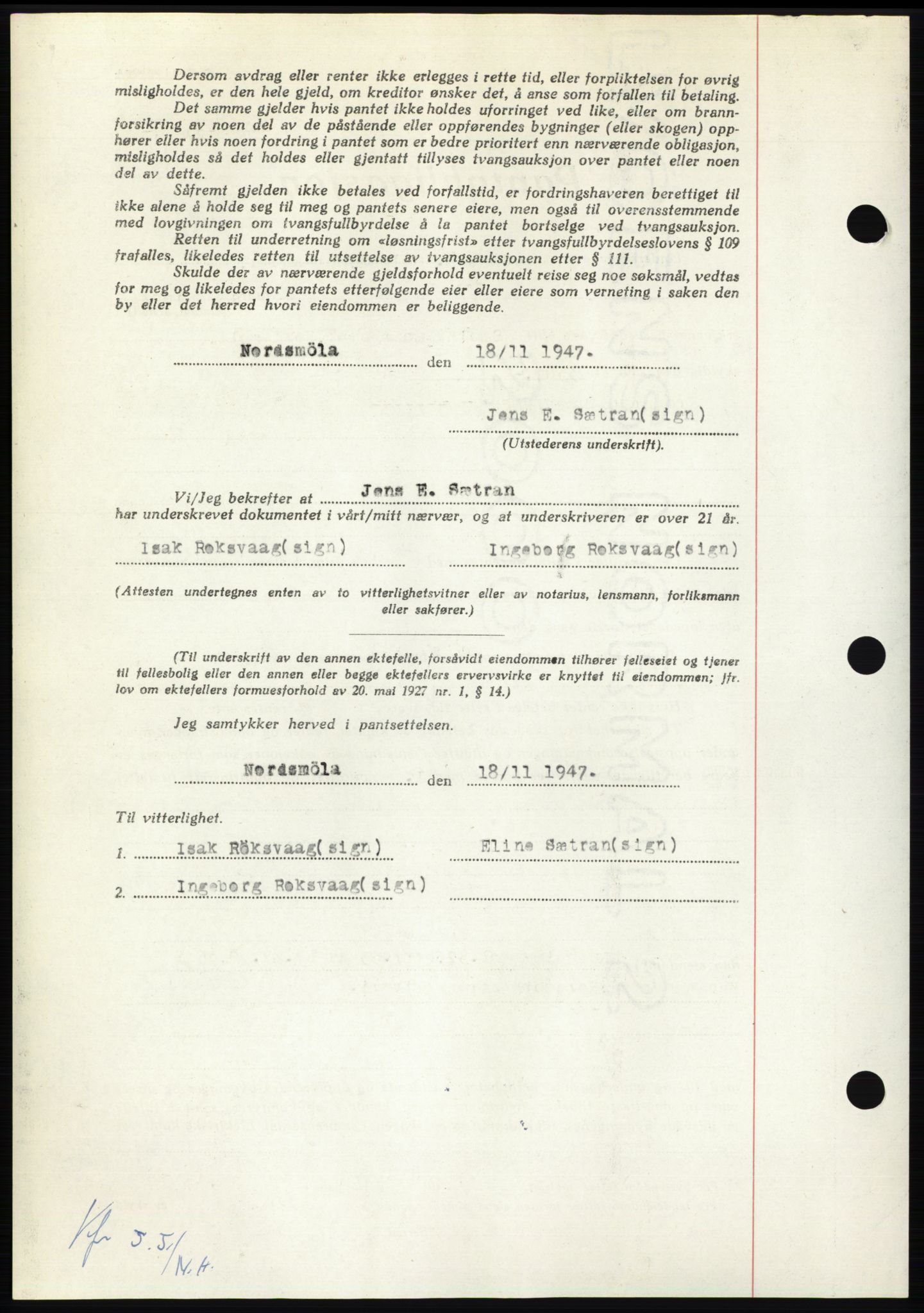 Nordmøre sorenskriveri, AV/SAT-A-4132/1/2/2Ca: Mortgage book no. B98, 1948-1948, Diary no: : 729/1948