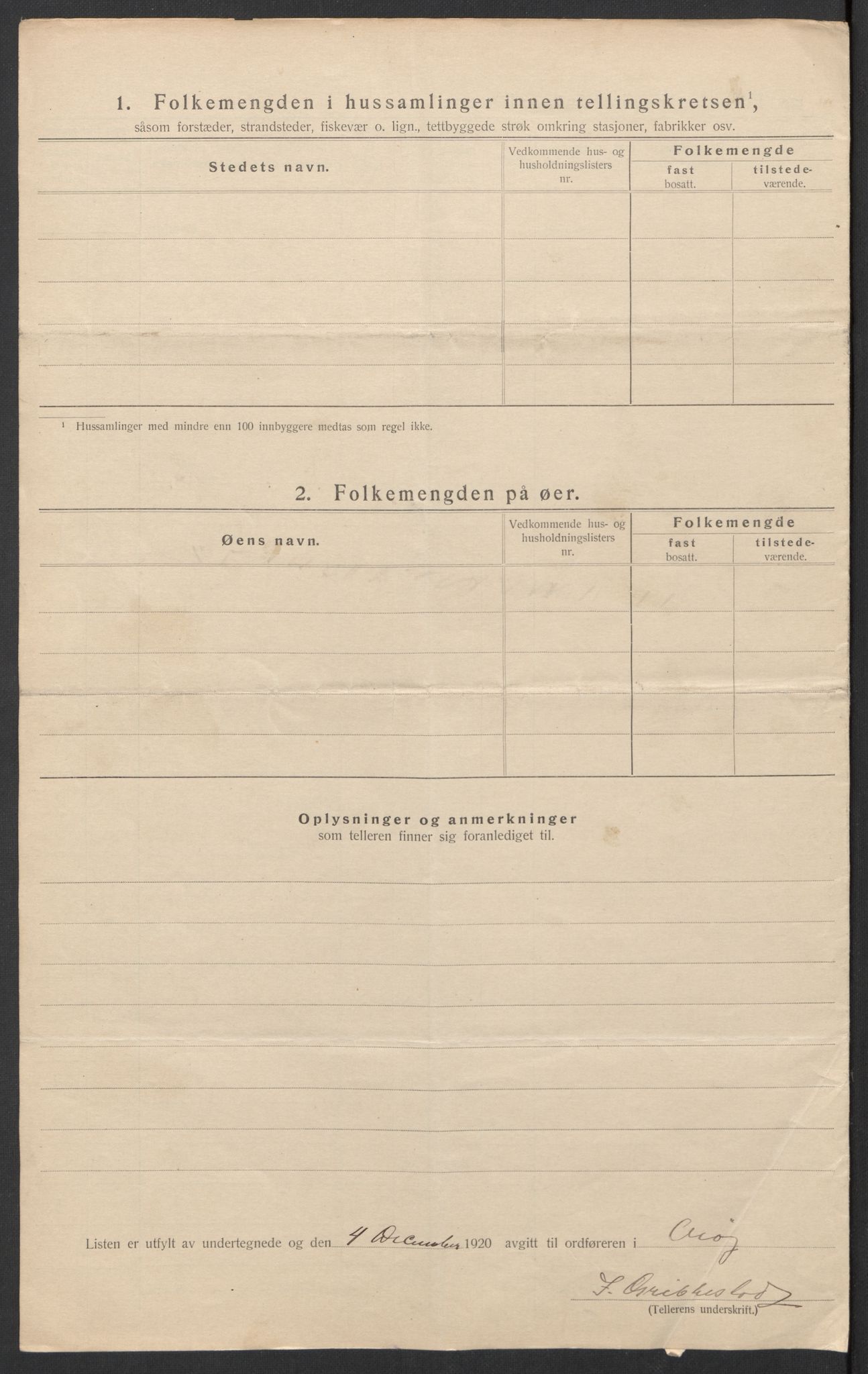 SAT, 1920 census for Veøy, 1920, p. 38