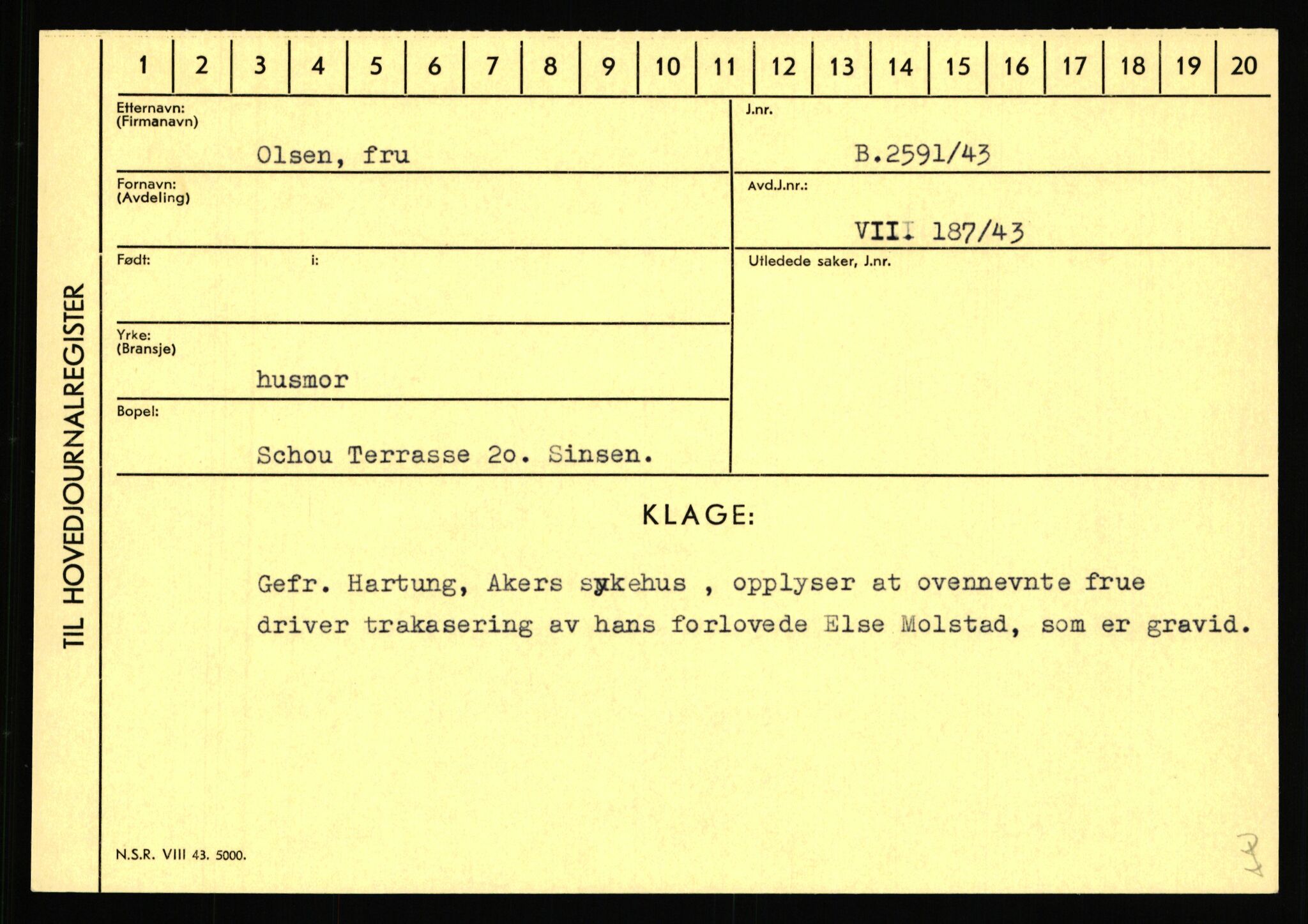 Statspolitiet - Hovedkontoret / Osloavdelingen, AV/RA-S-1329/C/Ca/L0012: Oanæs - Quistgaard	, 1943-1945, p. 350