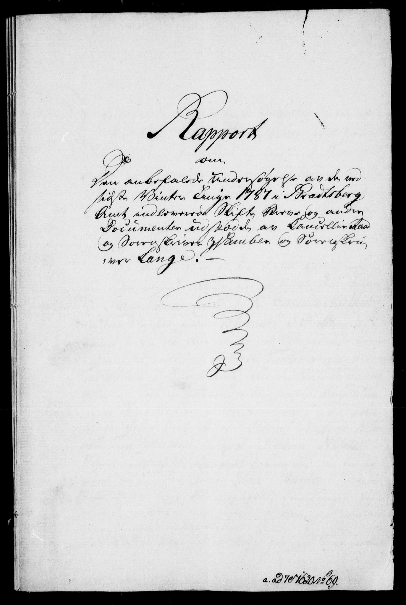 Danske Kanselli, Skapsaker, RA/EA-4061/F/L0101: Skap 16, pakke 7 VII, 1787, p. 1148