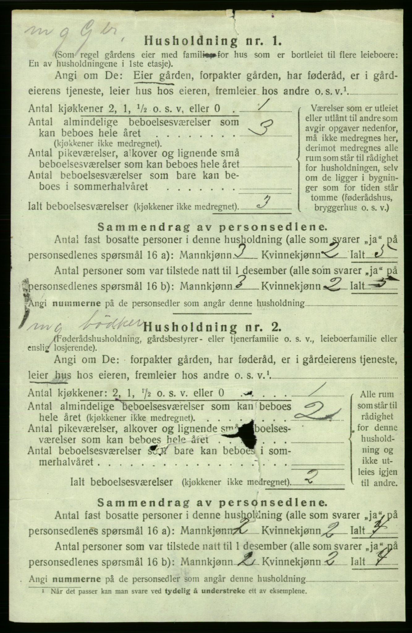 SAB, 1920 census for Askøy, 1920, p. 500