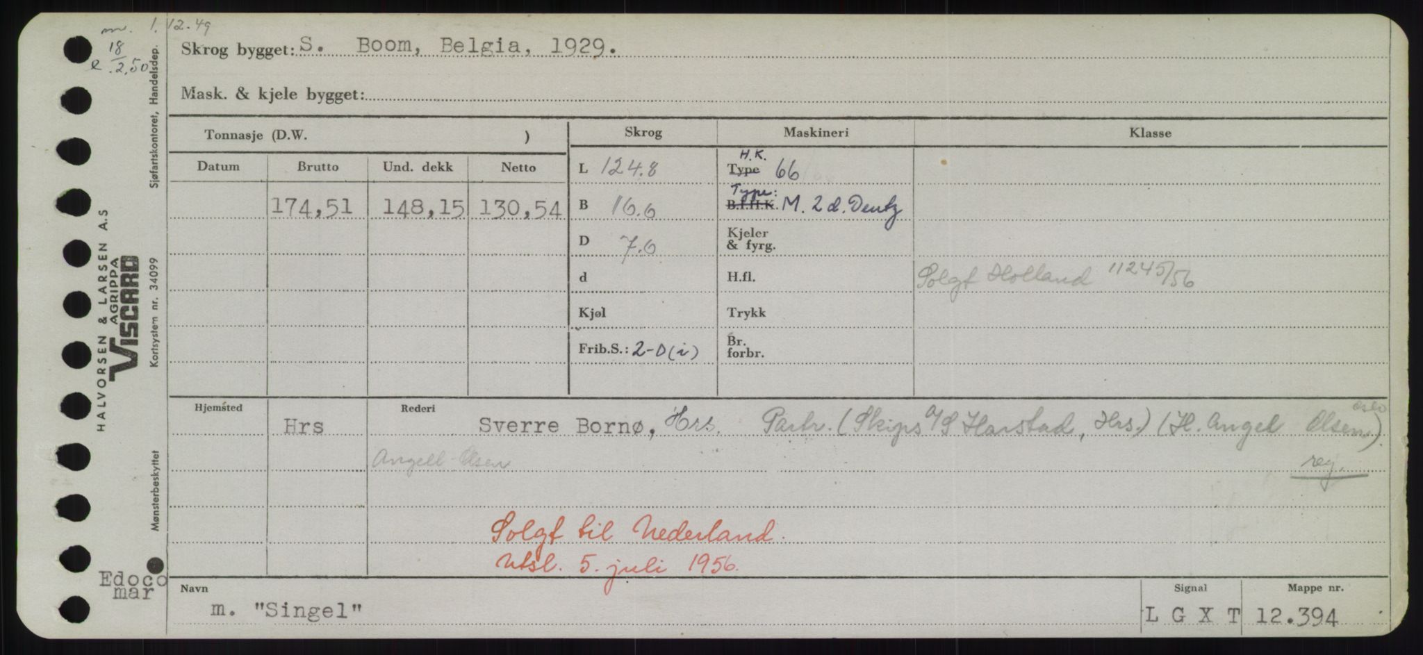 Sjøfartsdirektoratet med forløpere, Skipsmålingen, AV/RA-S-1627/H/Hd/L0033: Fartøy, Sevi-Sjø, p. 195