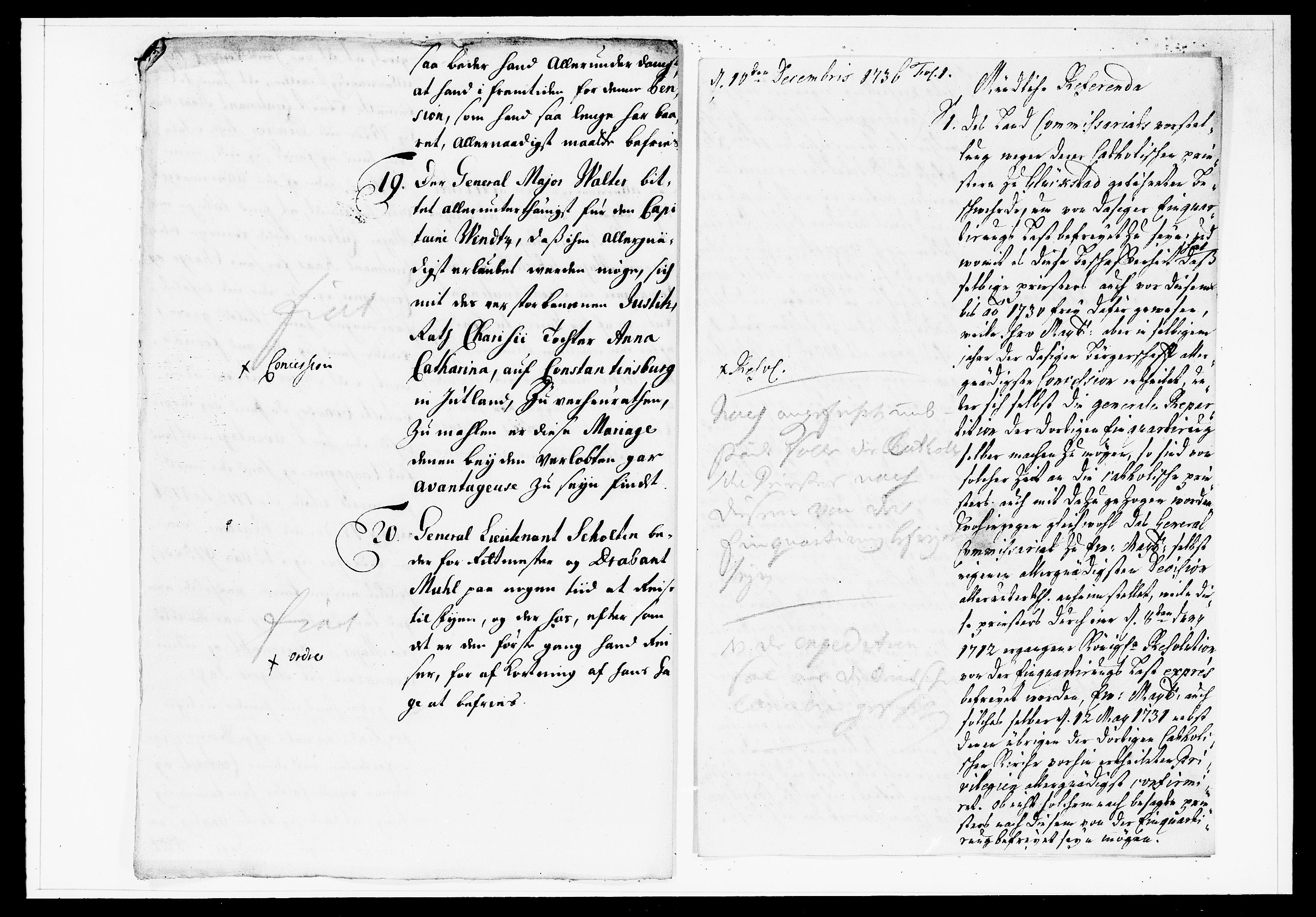Krigskollegiet, Krigskancelliet, DRA/A-0006/-/1130-1137: Refererede sager, 1736, p. 462