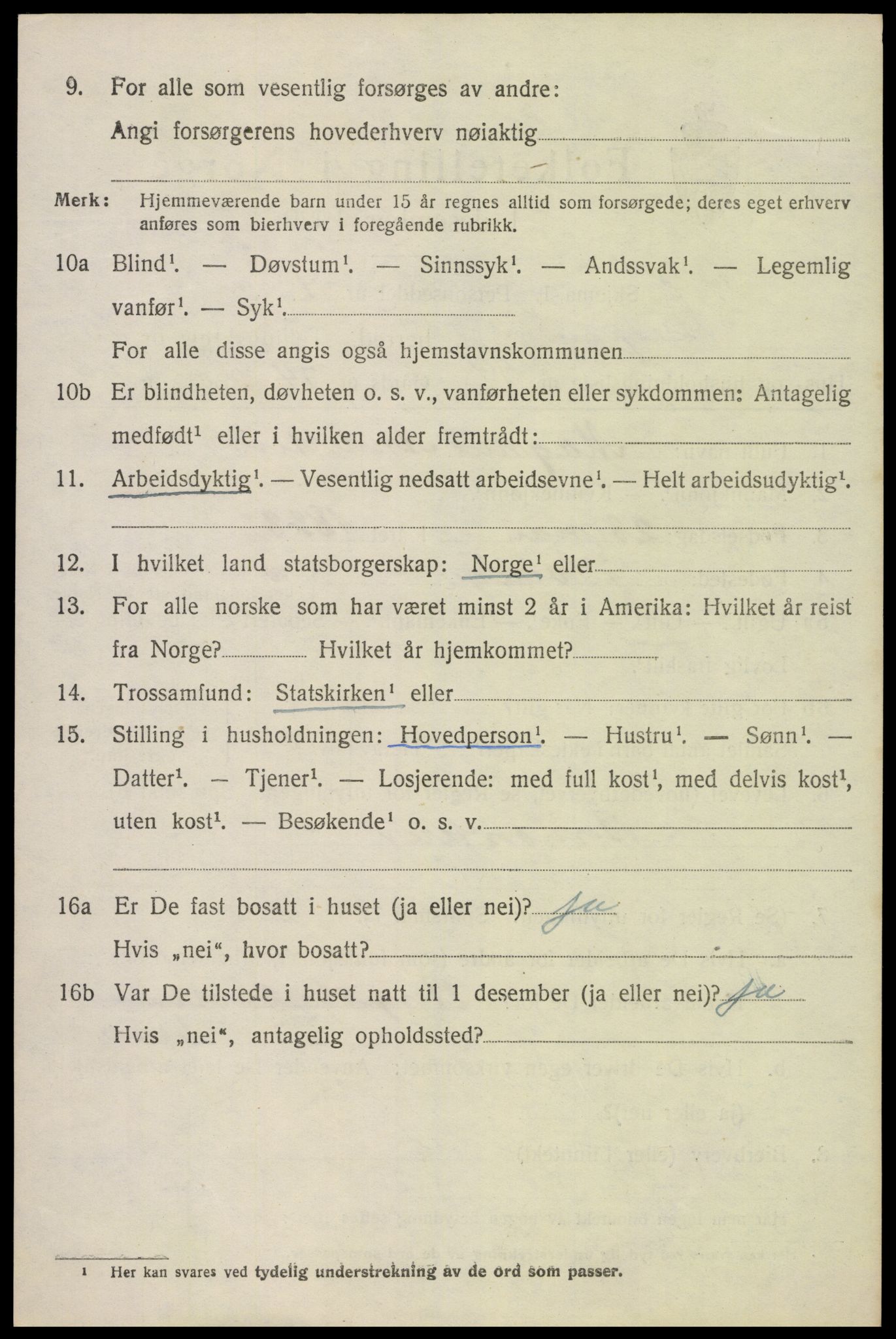 SAKO, 1920 census for Gjerpen, 1920, p. 17709