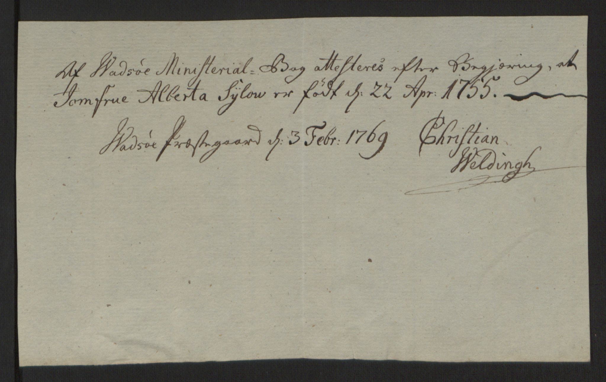 Rentekammeret inntil 1814, Reviderte regnskaper, Fogderegnskap, RA/EA-4092/R69/L4910: Ekstraskatten  Finnmark/Vardøhus, 1762-1772, p. 289