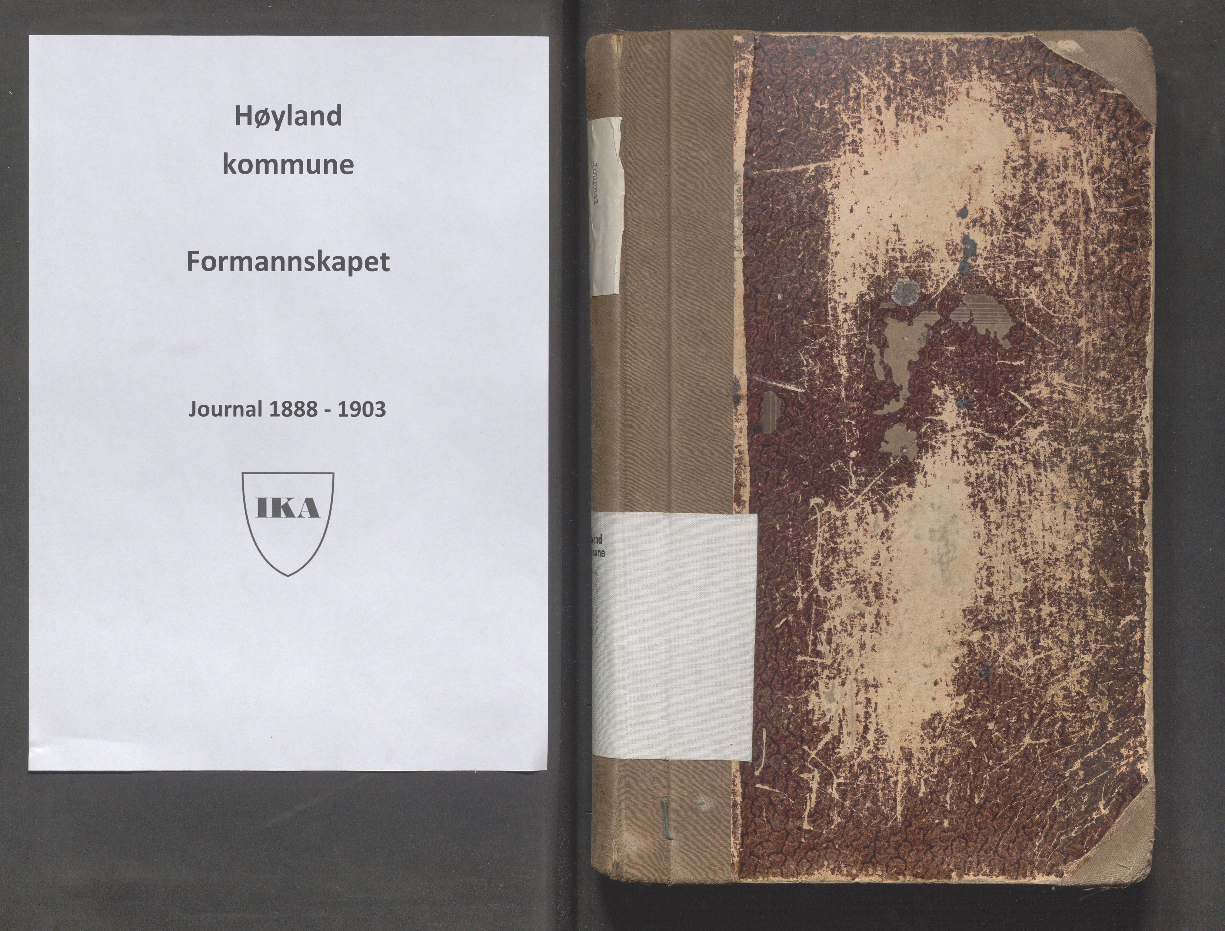 Høyland kommune - Formannskapet, IKAR/K-100046/C/L0002: Journal, 1888-1903