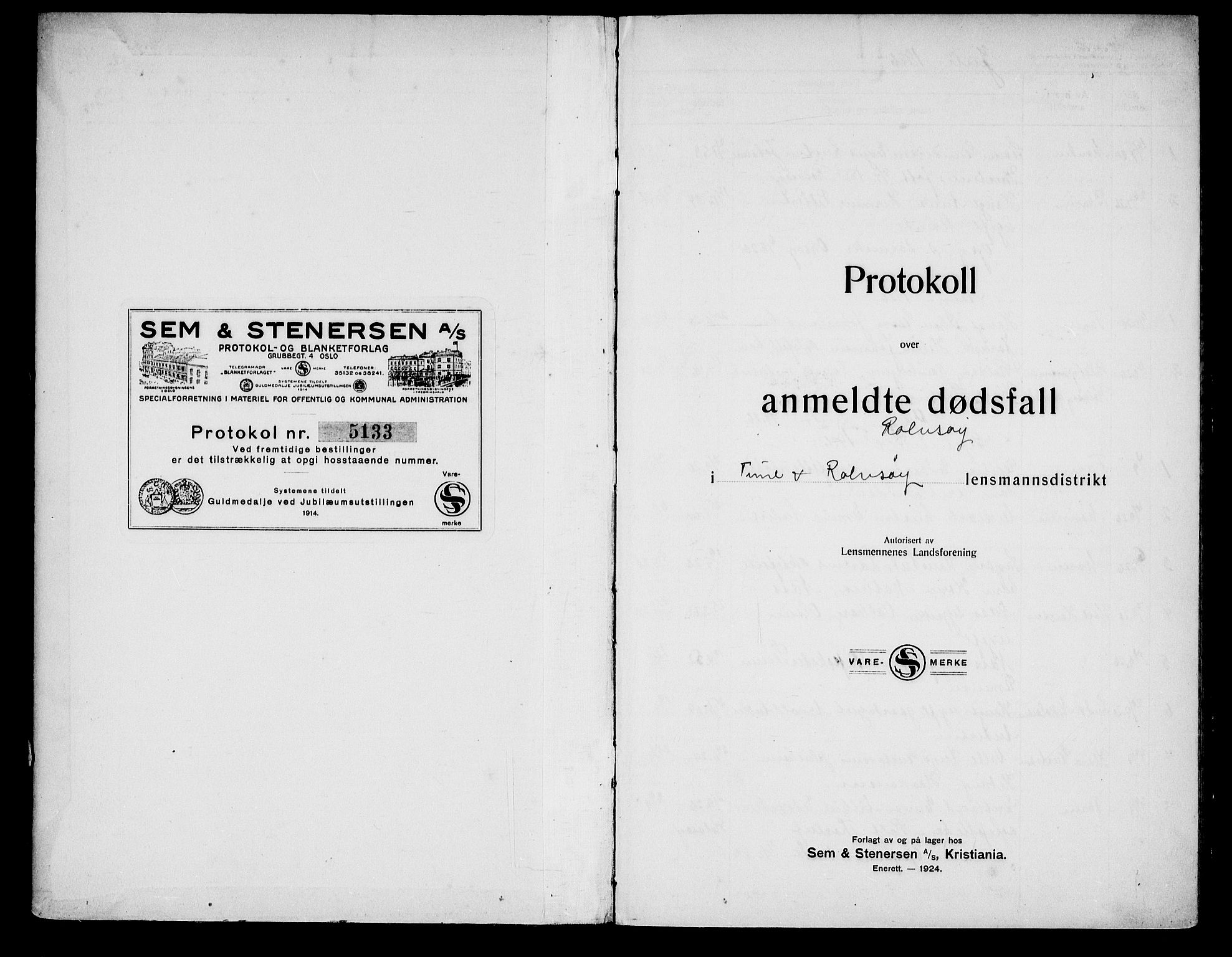 Glemmen lensmannskontor, SAO/A-10123/H/Ha/Haa/L0003: Dødsfallsprotokoll Rolvsøy, 1926-1933