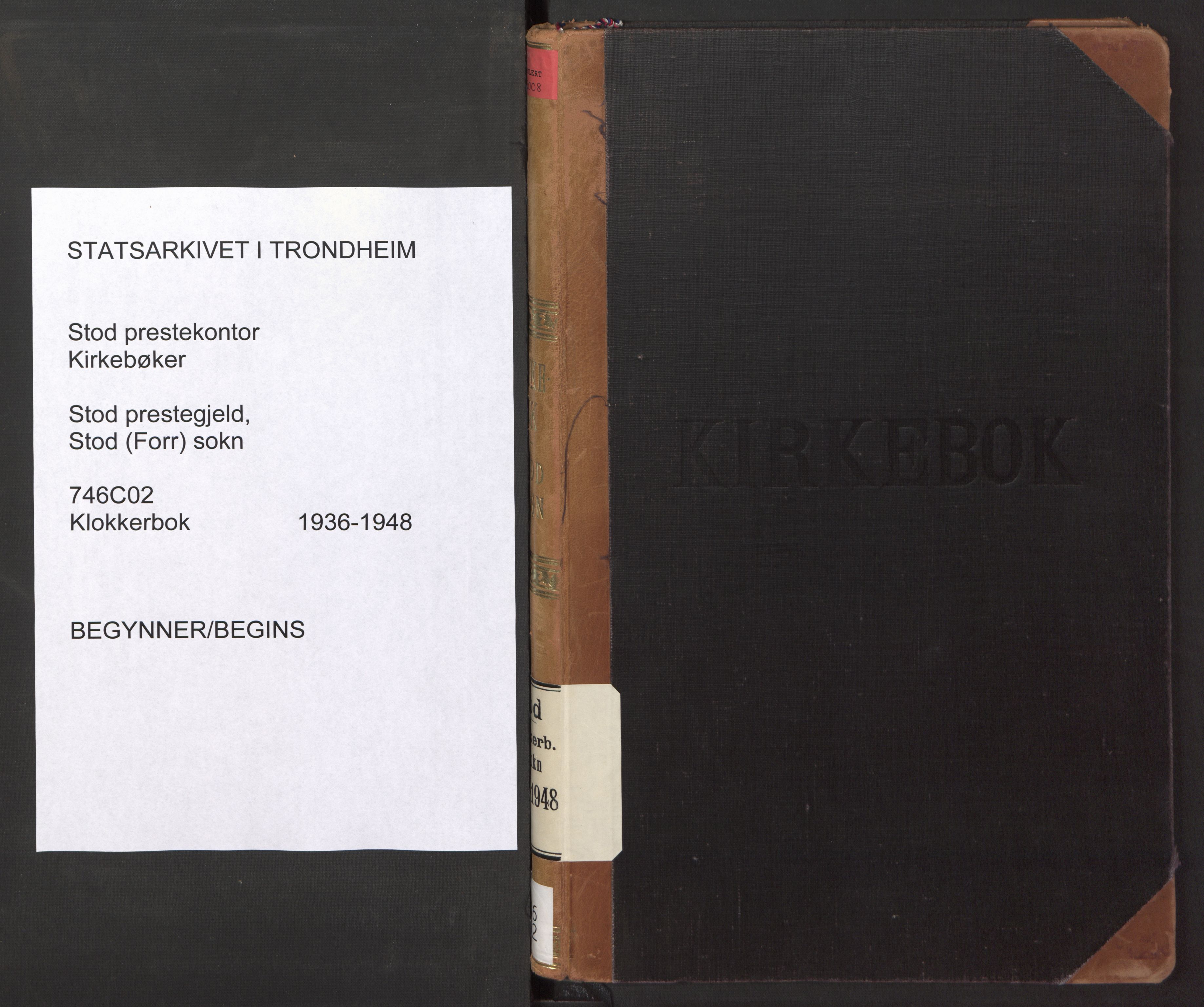 Ministerialprotokoller, klokkerbøker og fødselsregistre - Nord-Trøndelag, AV/SAT-A-1458/746/L0456: Parish register (copy) no. 746C02, 1936-1948