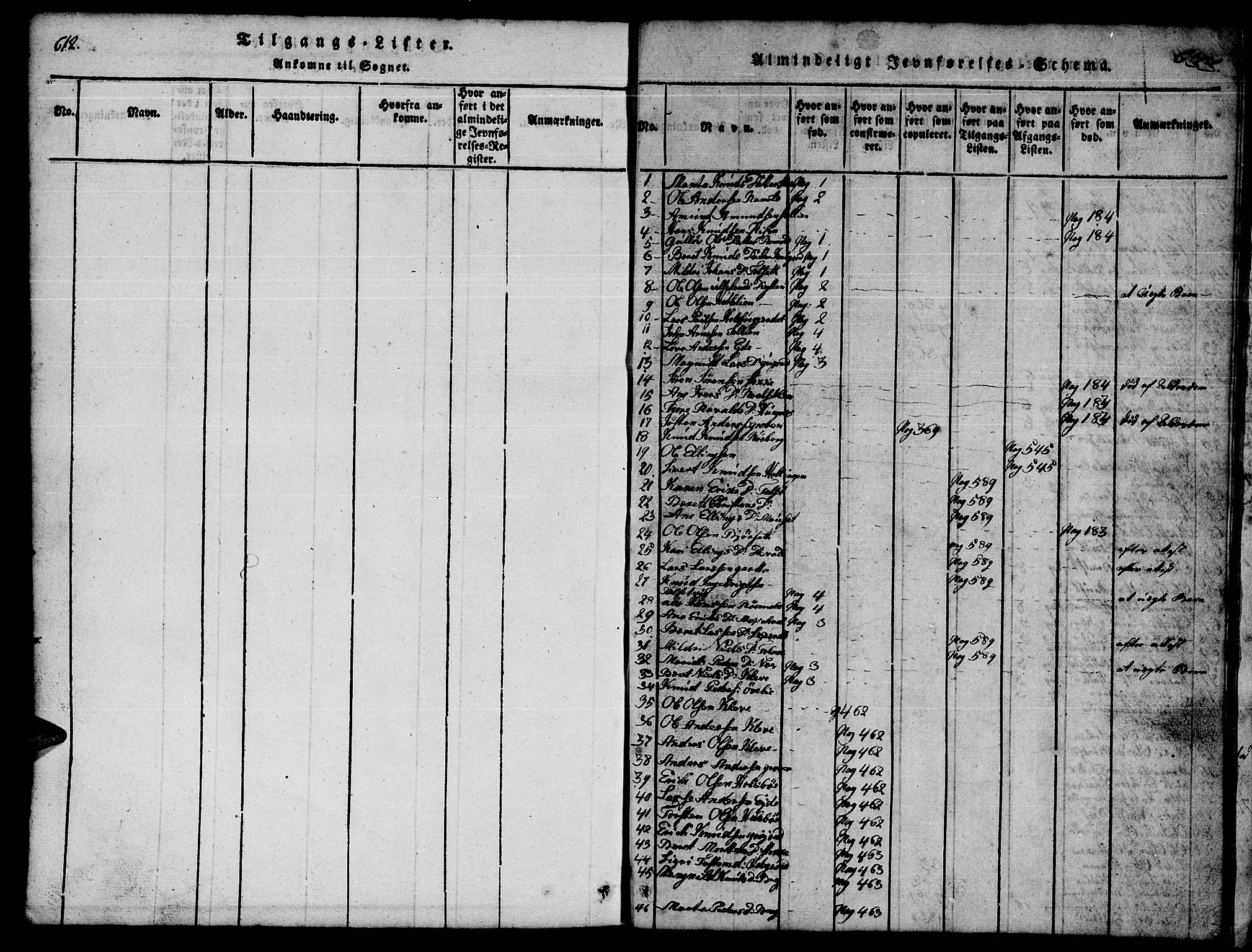 Ministerialprotokoller, klokkerbøker og fødselsregistre - Møre og Romsdal, SAT/A-1454/557/L0683: Parish register (copy) no. 557C01, 1818-1862, p. 632-633