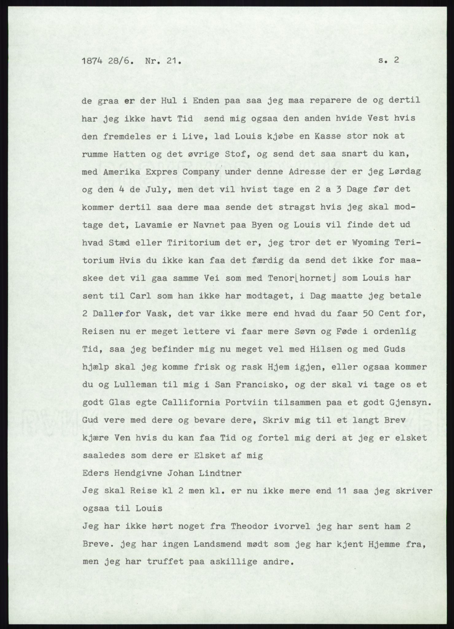 Samlinger til kildeutgivelse, Amerikabrevene, AV/RA-EA-4057/F/L0008: Innlån fra Hedmark: Gamkind - Semmingsen, 1838-1914, p. 233