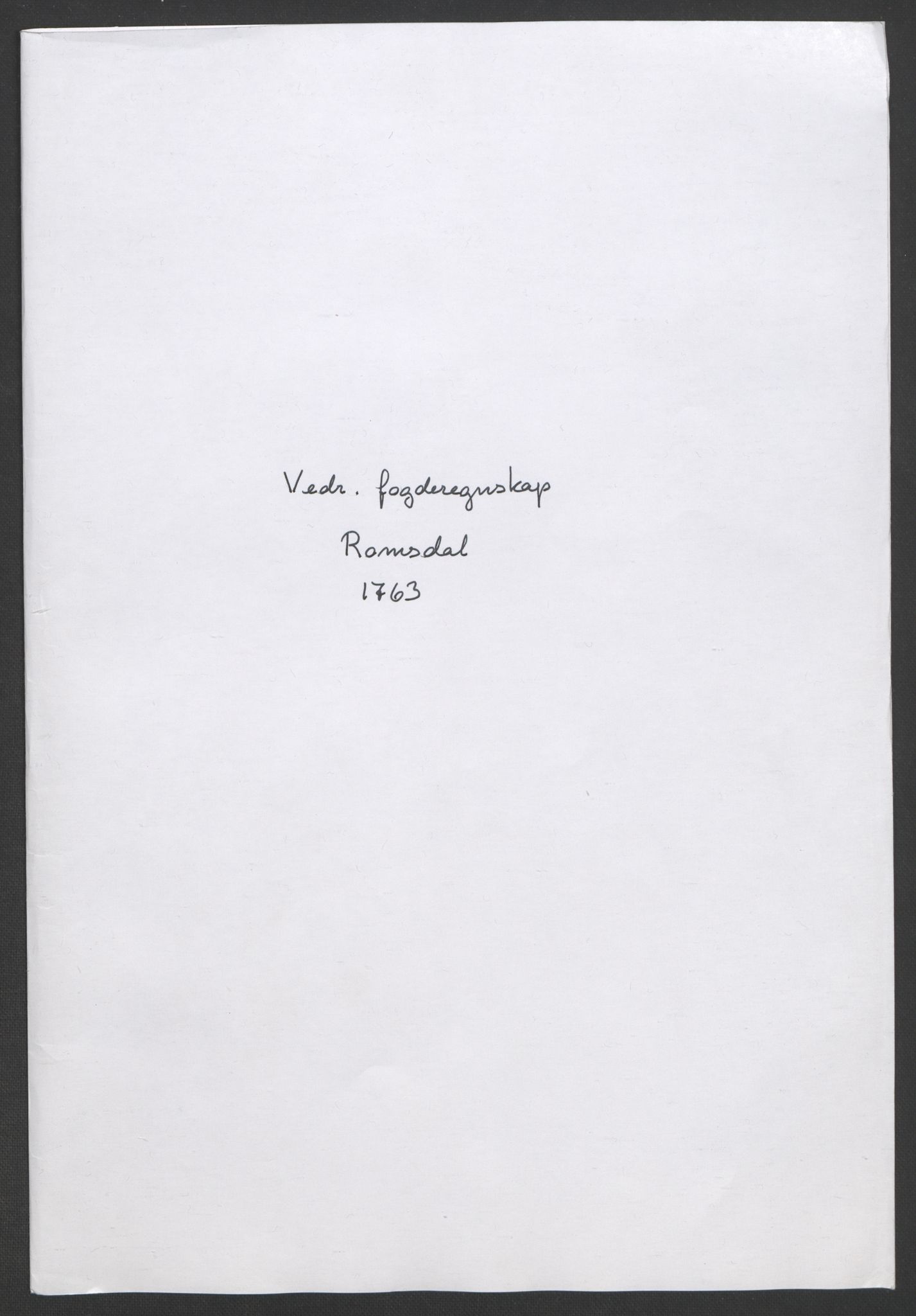 Rentekammeret inntil 1814, Realistisk ordnet avdeling, RA/EA-4070/Ol/L0020/0001: [Gg 10]: Ekstraskatten, 23.09.1762. Romsdal, Strinda, Selbu, Inderøy. / Romsdal, 1764, p. 162