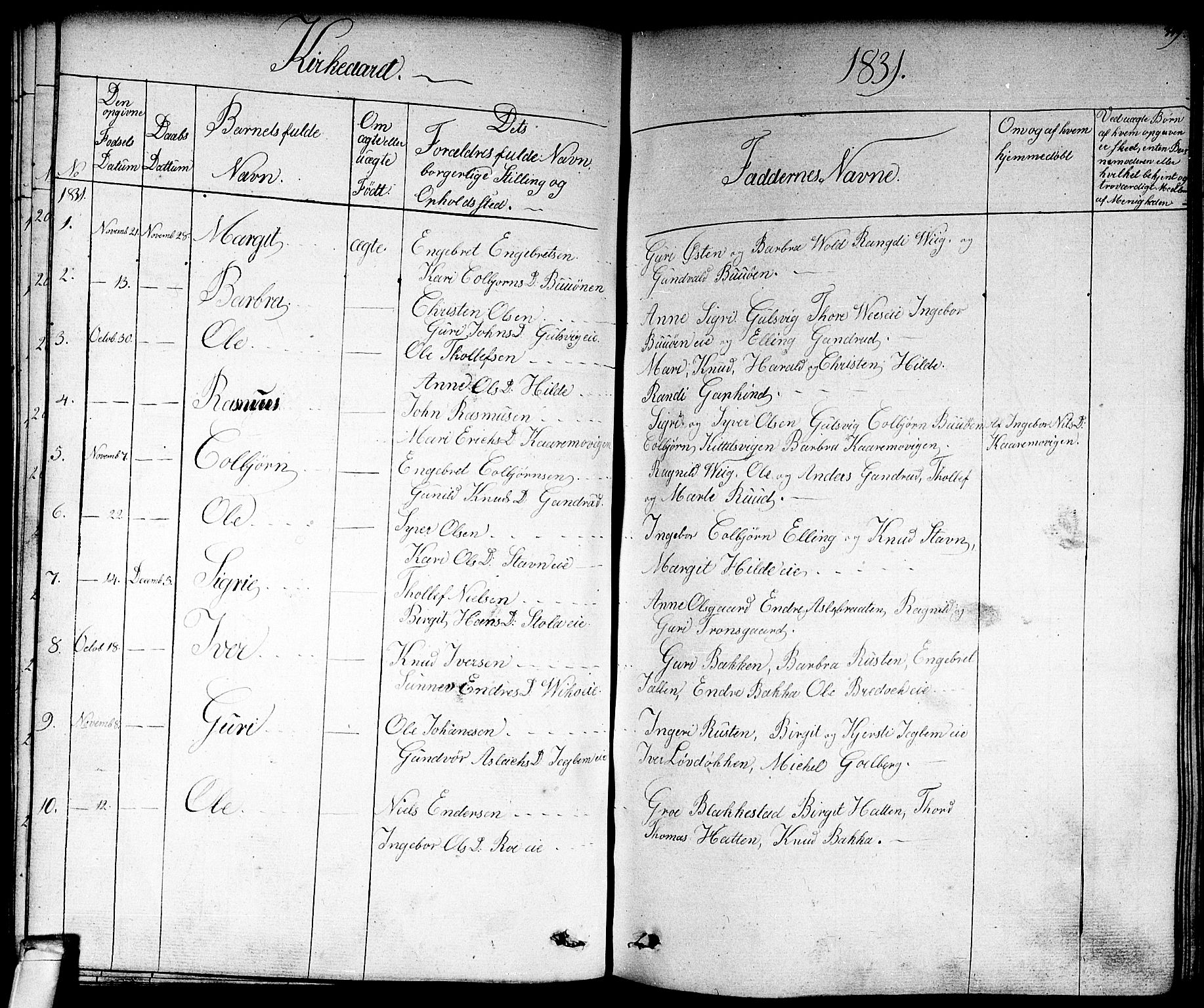 Nes kirkebøker, SAKO/A-236/F/Fa/L0008: Parish register (official) no. 8, 1824-1834, p. 348-349