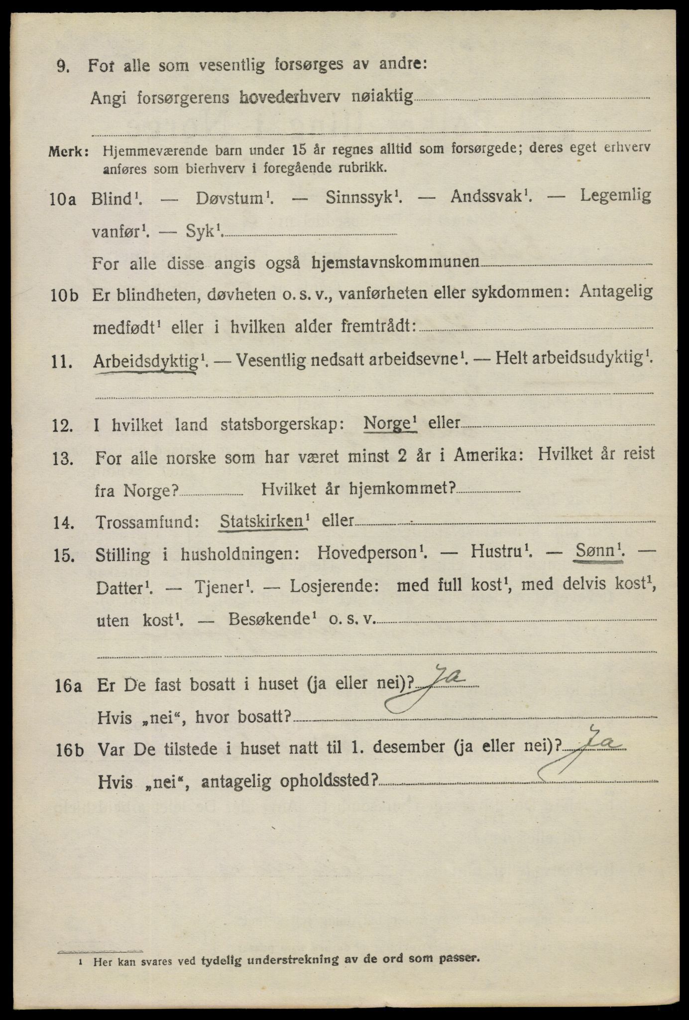 SAO, 1920 census for Eidsberg, 1920, p. 3984