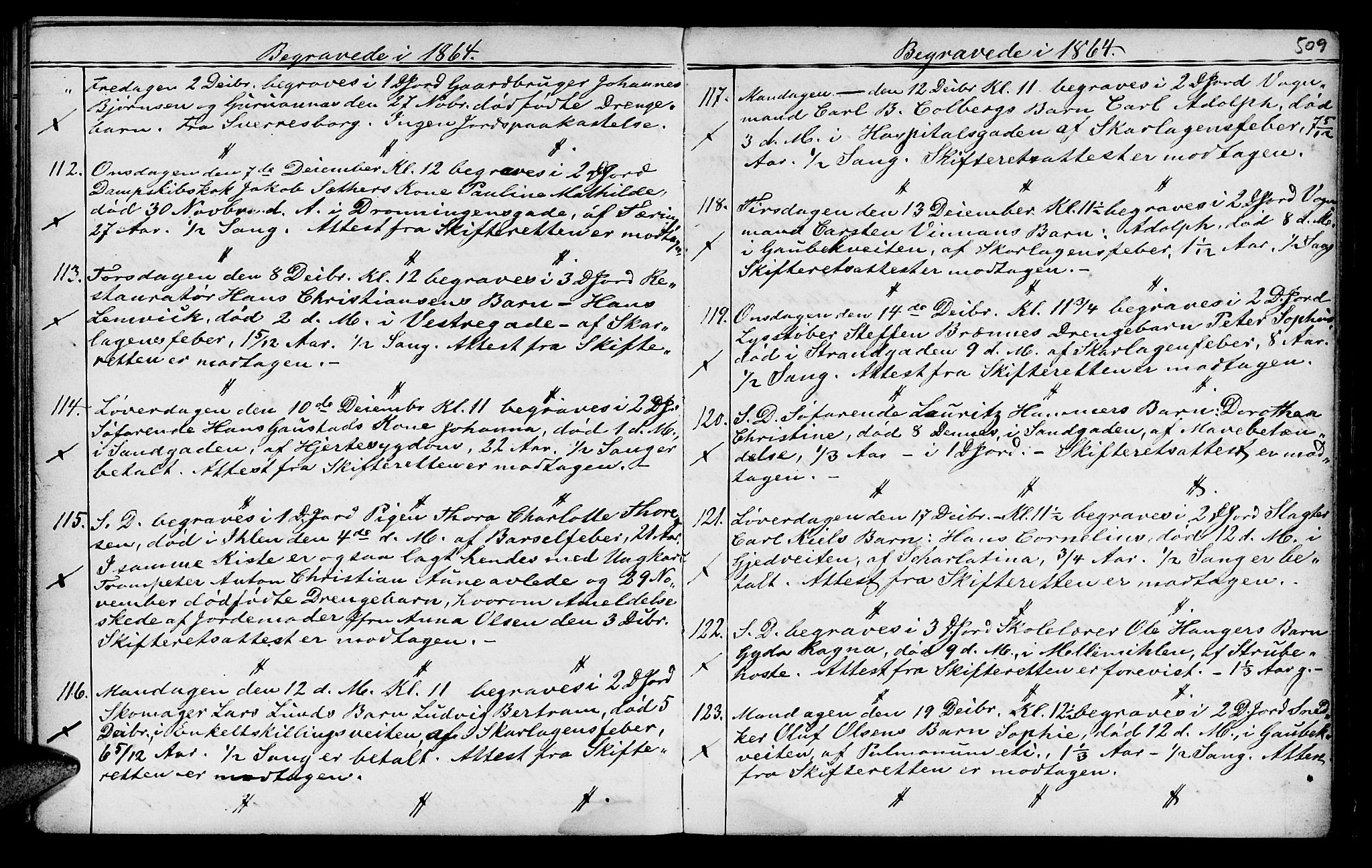 Ministerialprotokoller, klokkerbøker og fødselsregistre - Sør-Trøndelag, SAT/A-1456/602/L0140: Parish register (copy) no. 602C08, 1864-1872, p. 508-509