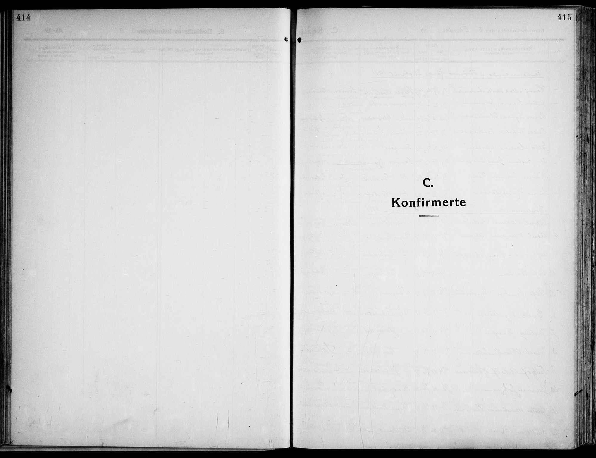Skoger kirkebøker, SAKO/A-59/F/Fa/L0007: Parish register (official) no. I 7, 1911-1936, p. 414-415