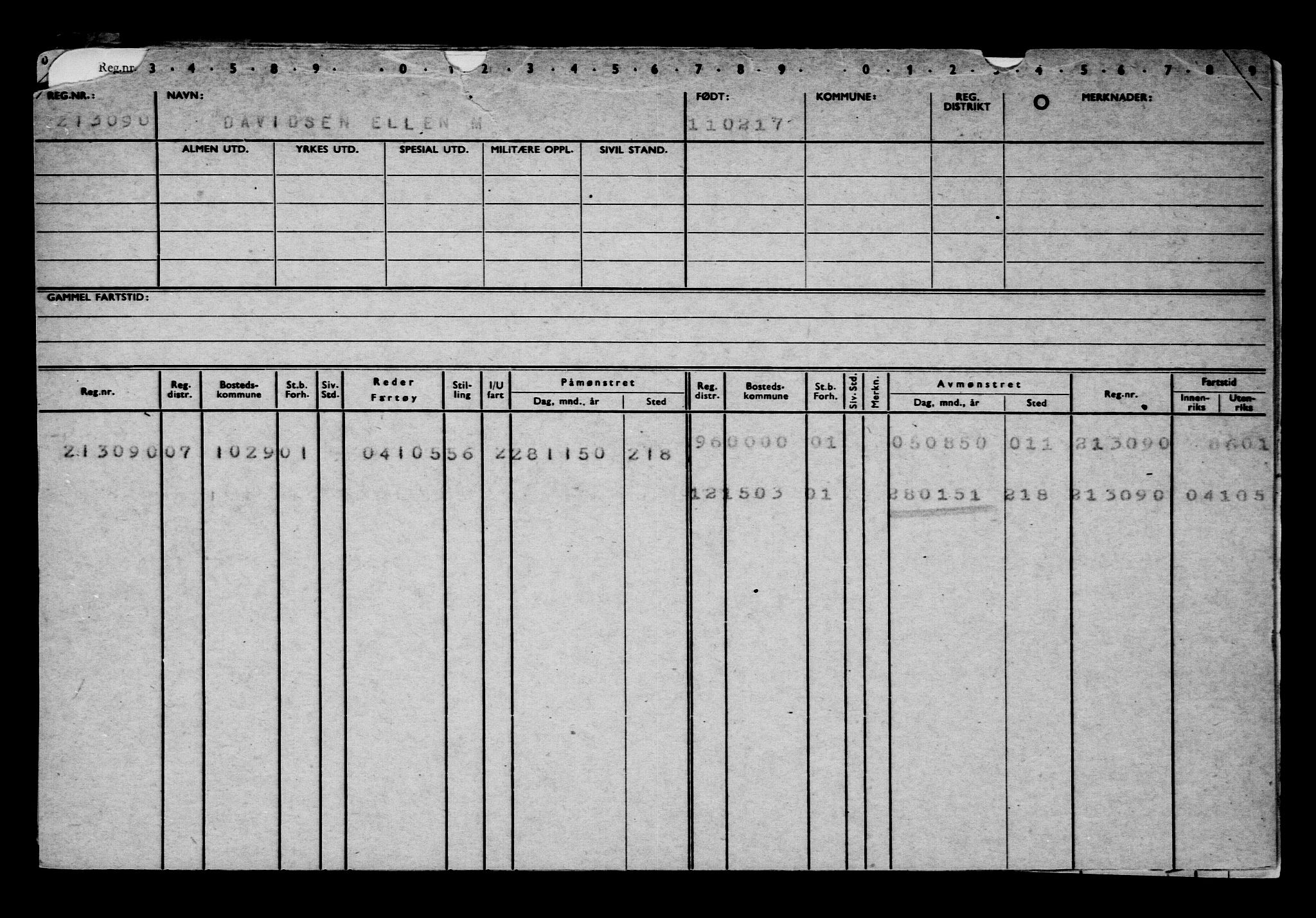 Direktoratet for sjømenn, AV/RA-S-3545/G/Gb/L0146: Hovedkort, 1917, p. 25