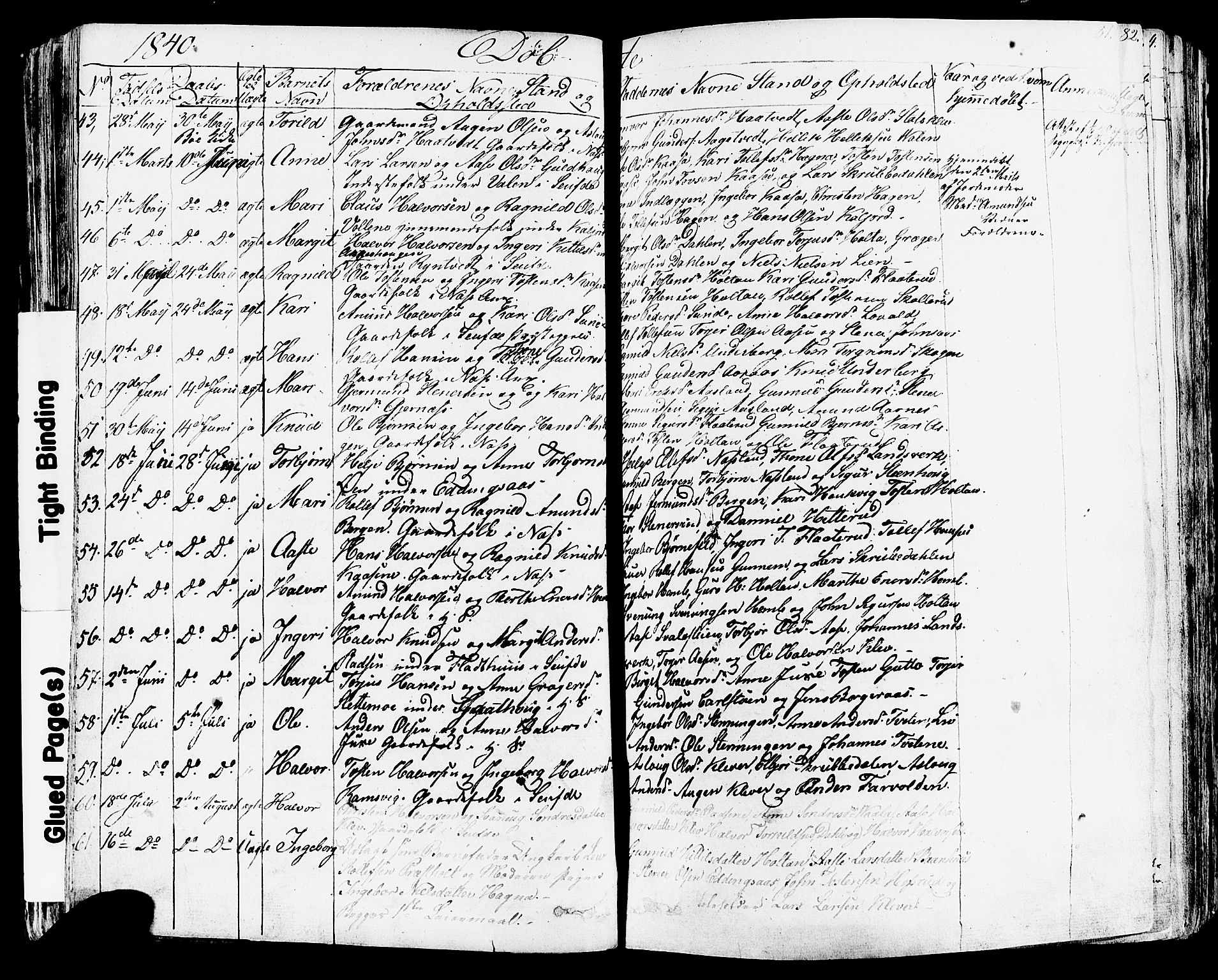 Sauherad kirkebøker, AV/SAKO-A-298/F/Fa/L0006: Parish register (official) no. I 6, 1827-1850, p. 81