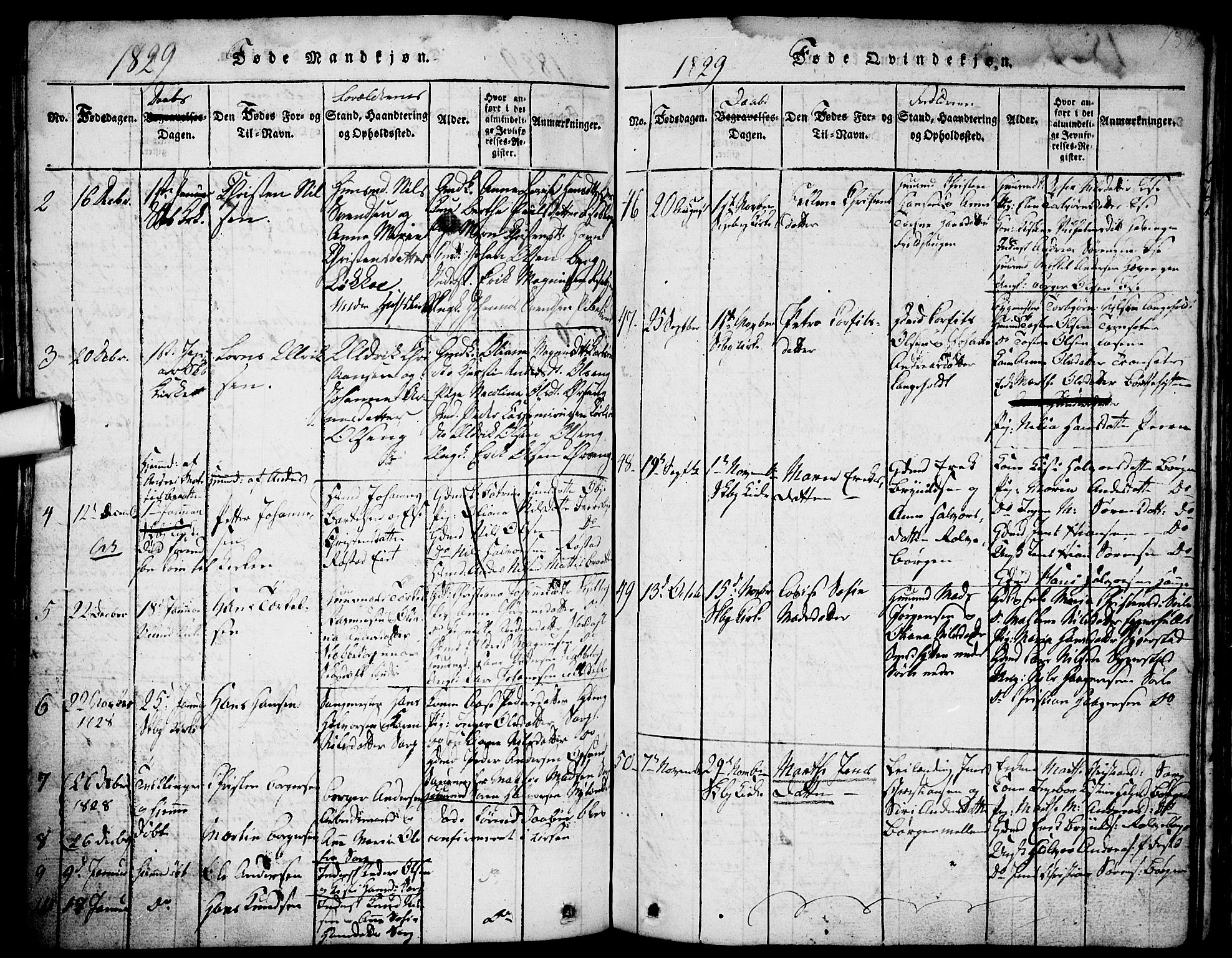 Skjeberg prestekontor Kirkebøker, SAO/A-10923/F/Fa/L0004: Parish register (official) no. I 4, 1815-1830, p. 189