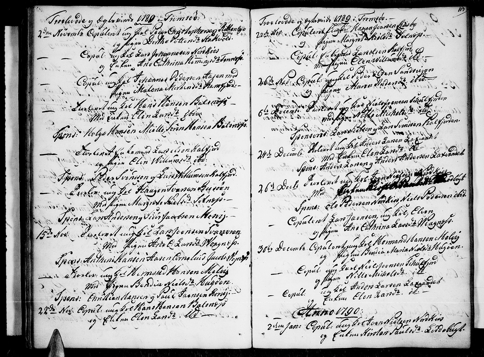Tromsø sokneprestkontor/stiftsprosti/domprosti, AV/SATØ-S-1343/G/Ga/L0003kirke: Parish register (official) no. 3, 1779-1796, p. 117
